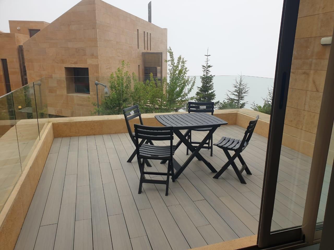 Sea View Chalet in Faqra With 2 Terrace