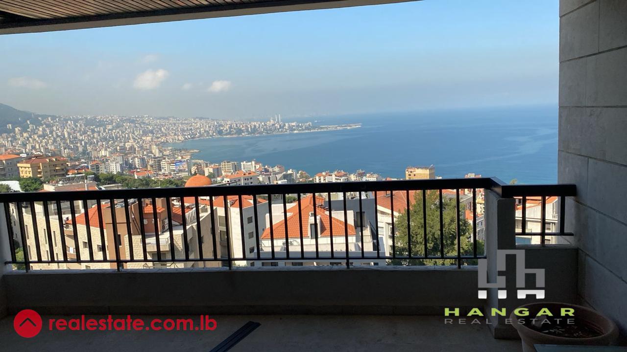 Apartment for sale in Kfarhbab with open Sea view