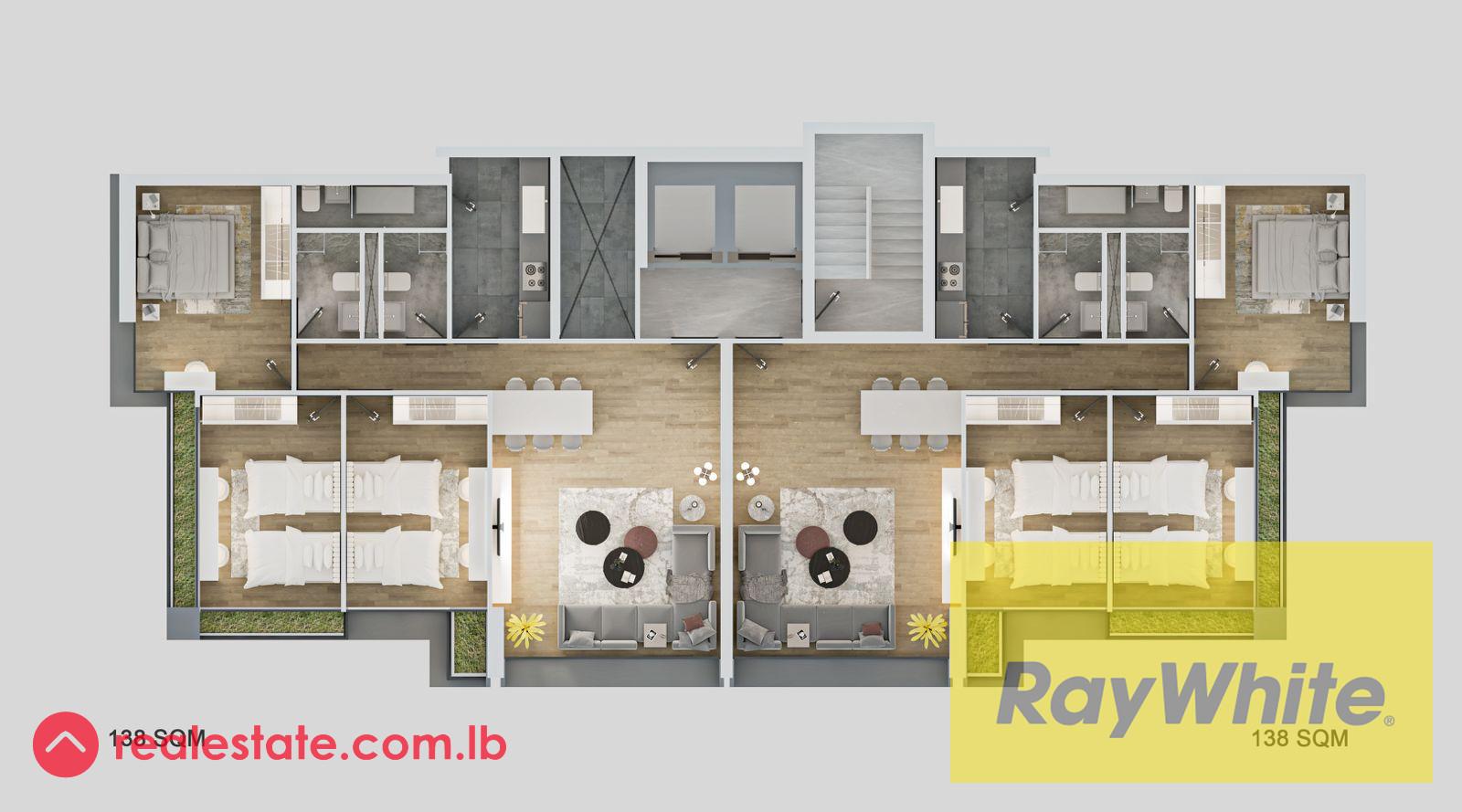Apartment Under Construction for Sale in Ras Beirut
