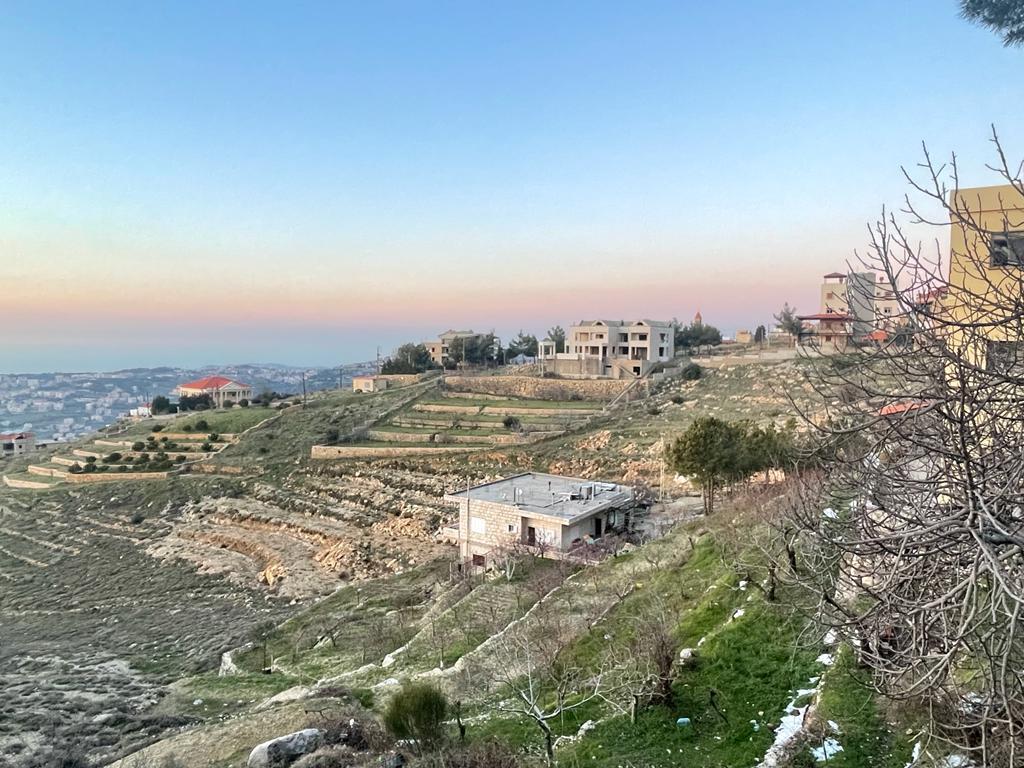 Beautiful & Large Land in Mansouriet Bhamdoun | 9,345 sqm | Mountain & Valley View