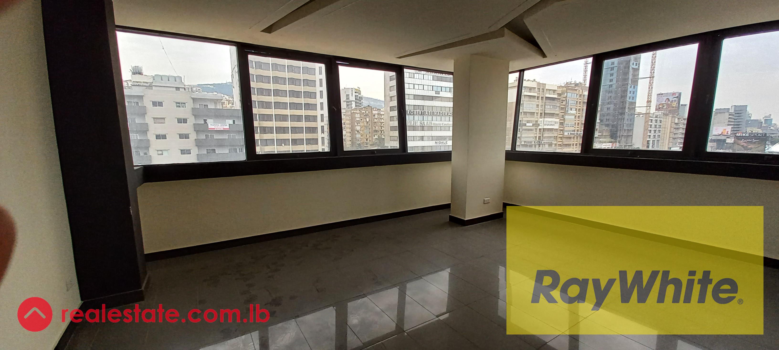 Office Facing The Sea On the highway For Rent In Zalka