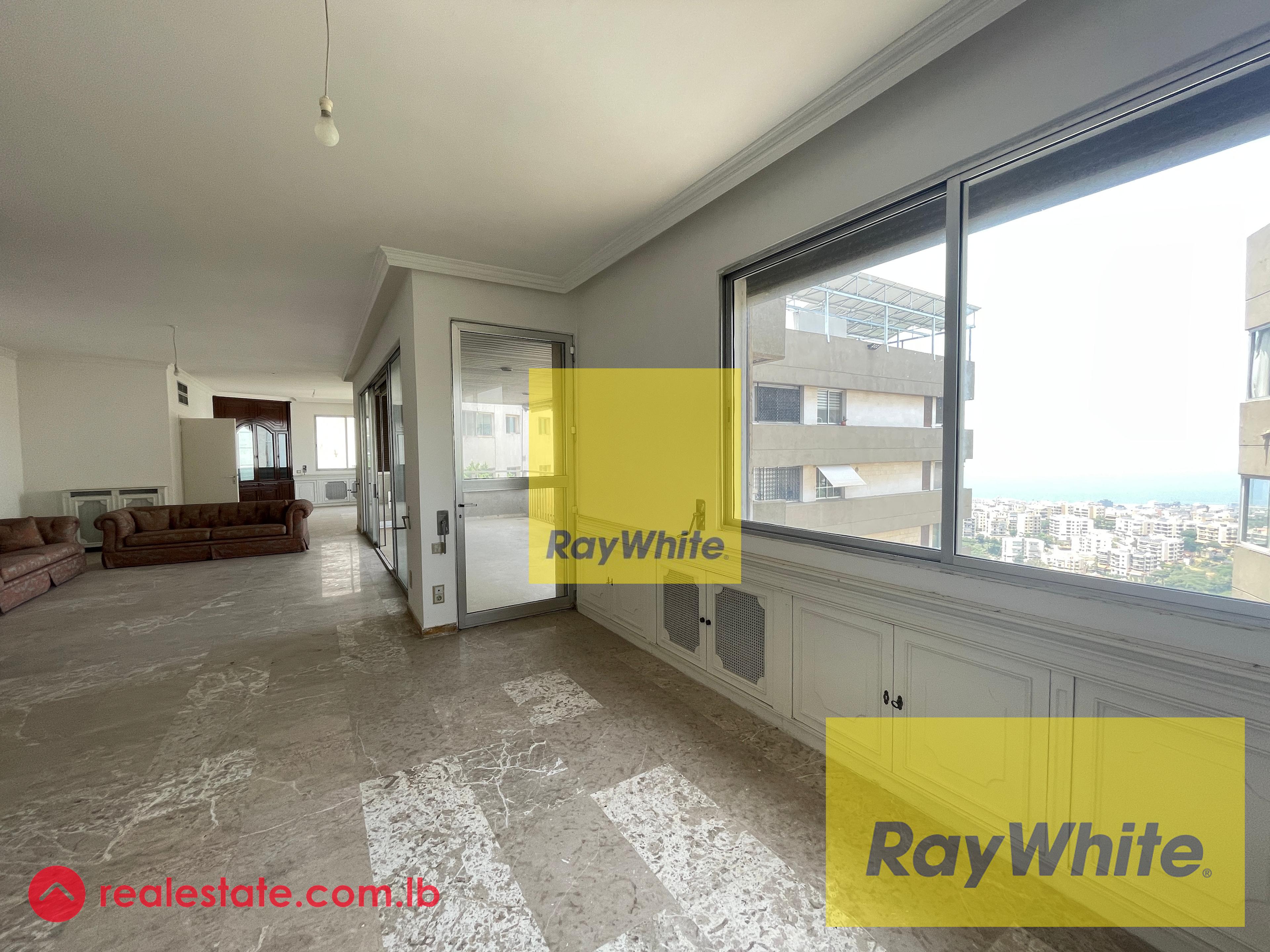 Sea view apartment for sale in rabieh