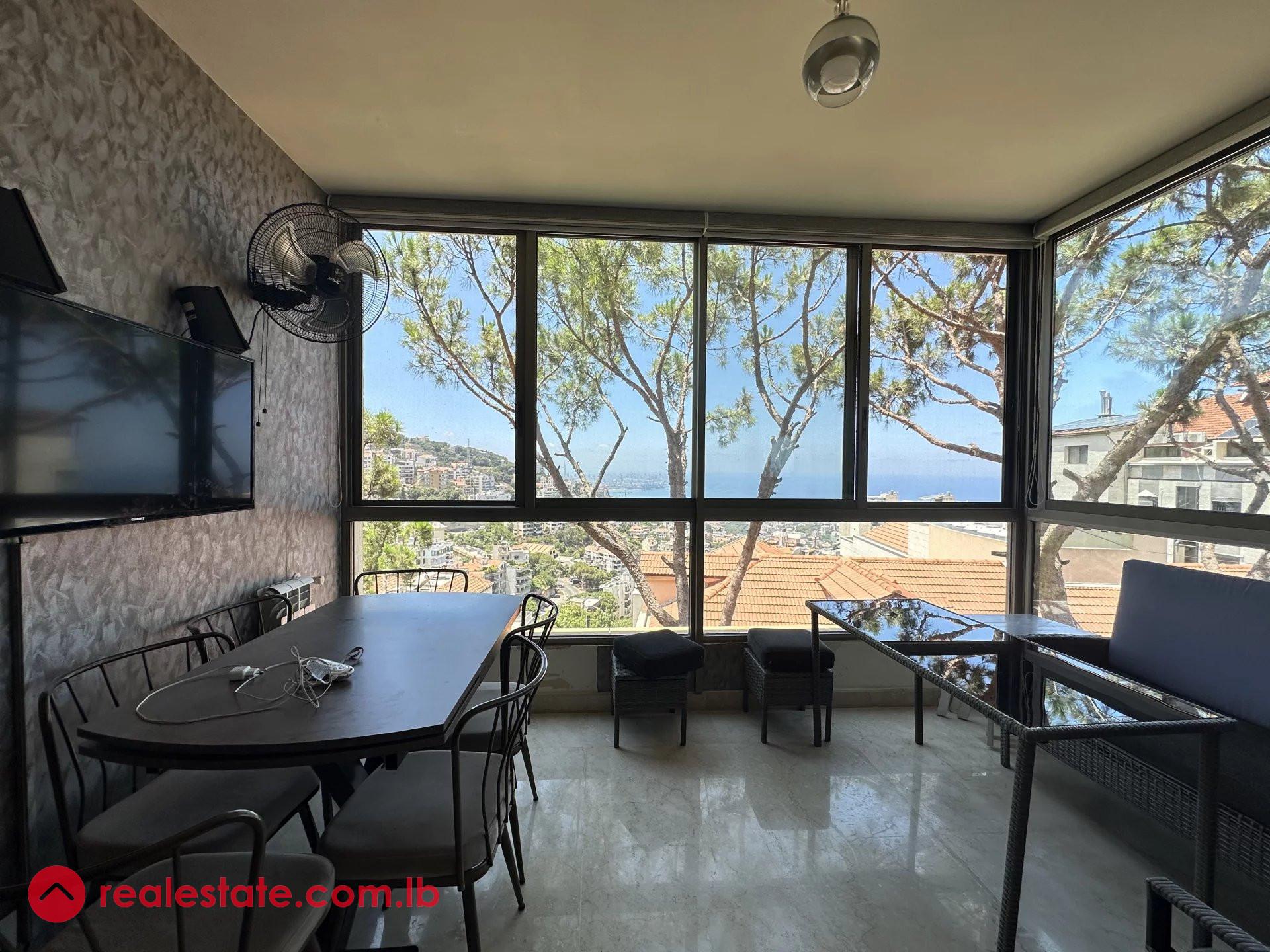 Spacious Apartment with Stunning Sea Views in Beit El Chaar!