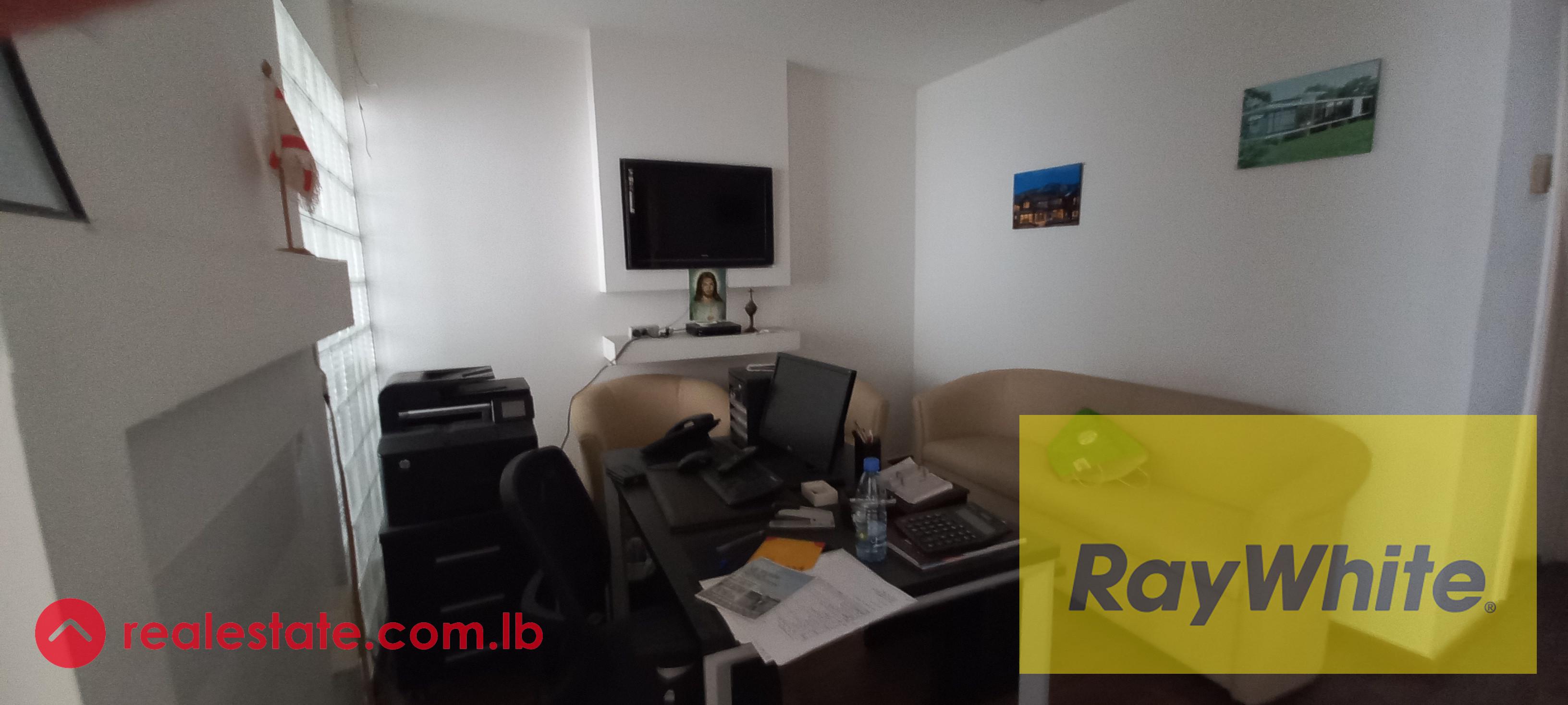 Furnished Office on Jal El Dib highway for rent