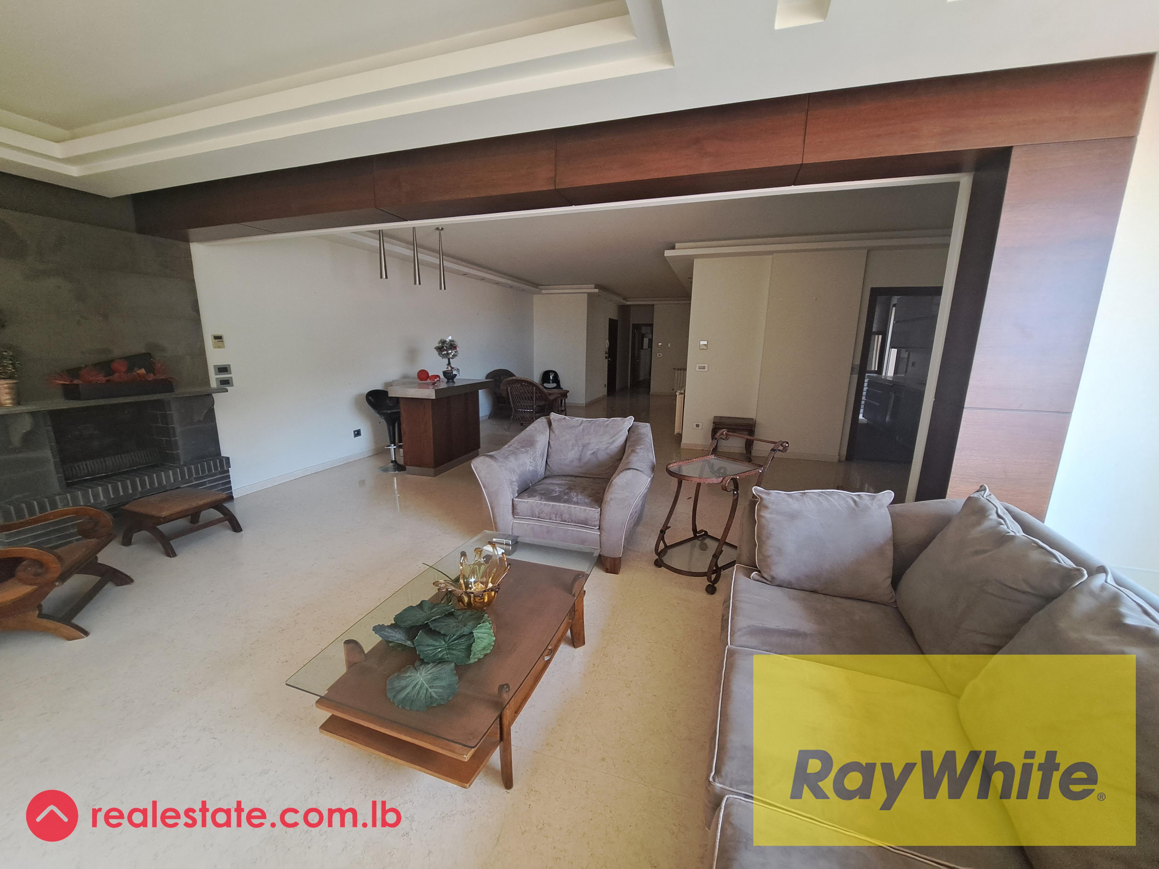 Mtayleb semi furnished Duplex for rent / Panoramic view / 350Sqm including Terrace