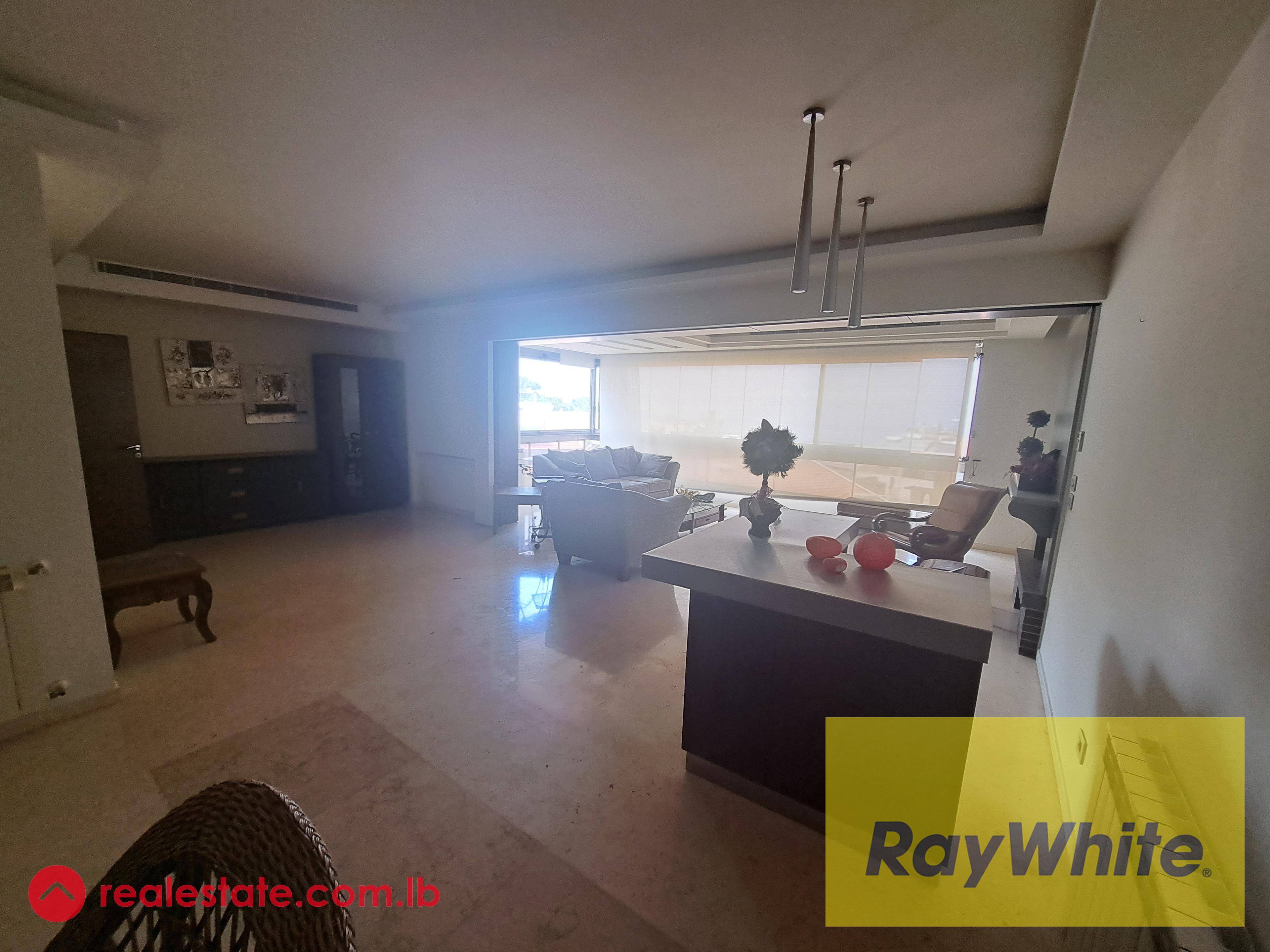 Mtayleb semi furnished Duplex for rent / Panoramic view / 350Sqm including Terrace