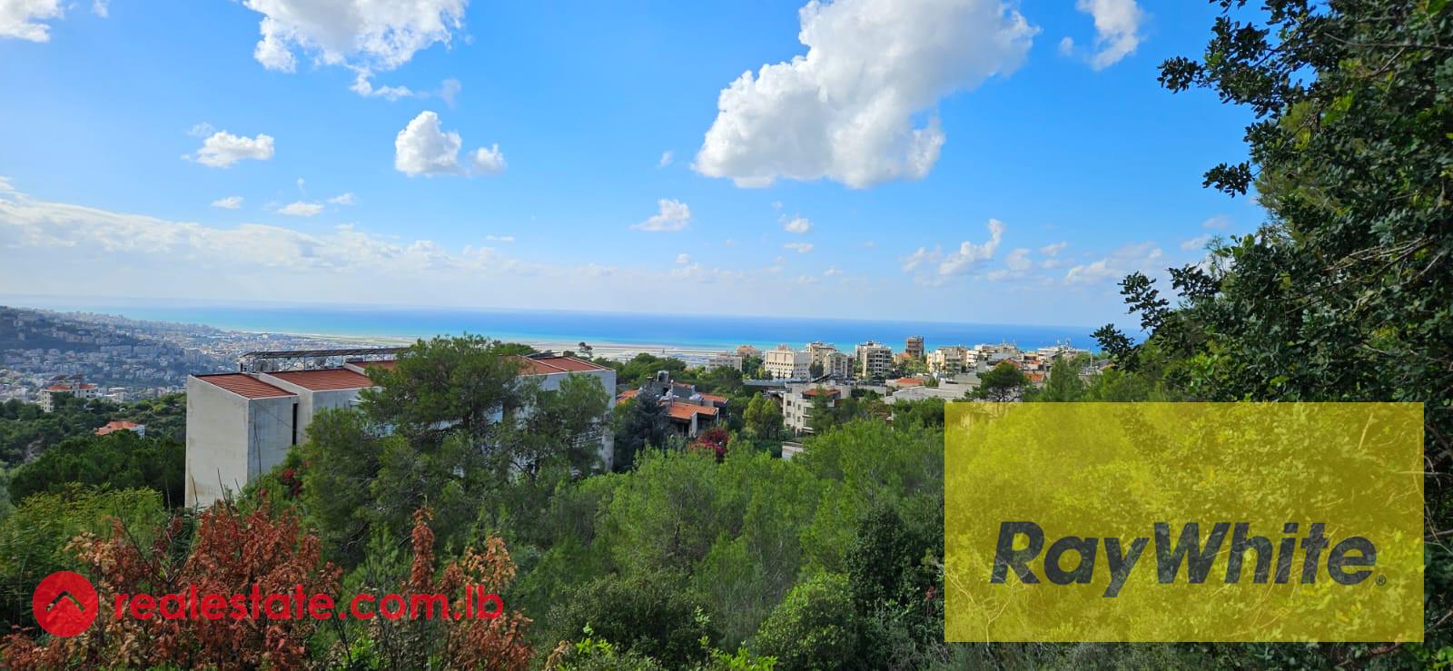 Land for sale in the heart of Yarzeh|sea view|30/90