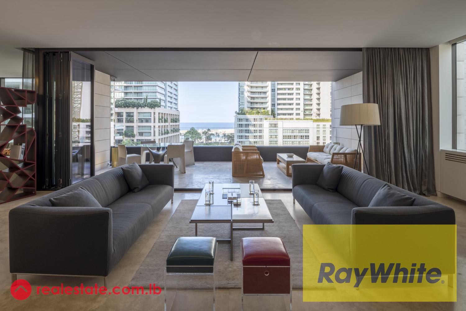 Luxurious Apartment in 3 Beirut with Sea View