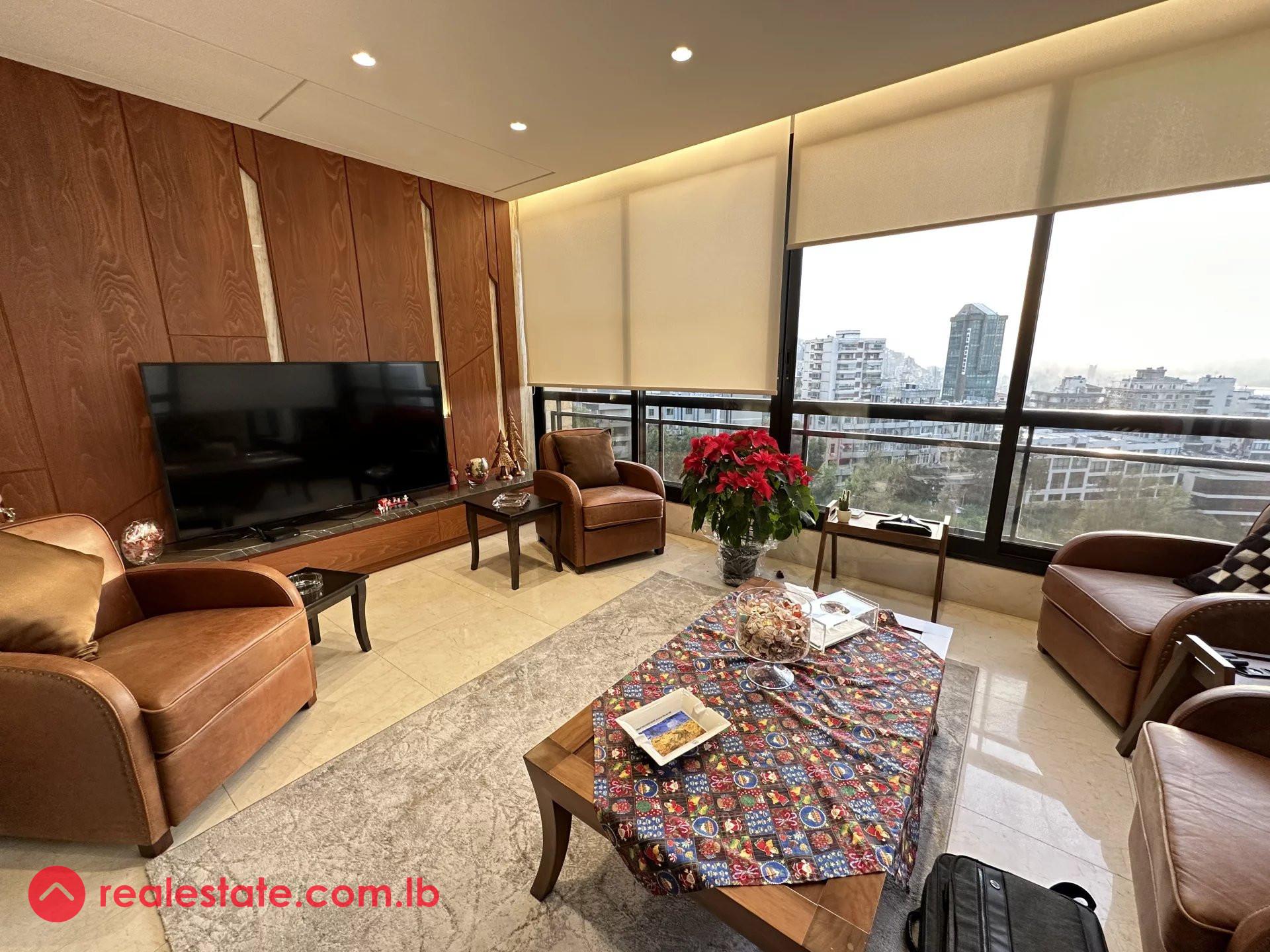Luxurious Penthouse Living in Rabieh with Panoramic Views