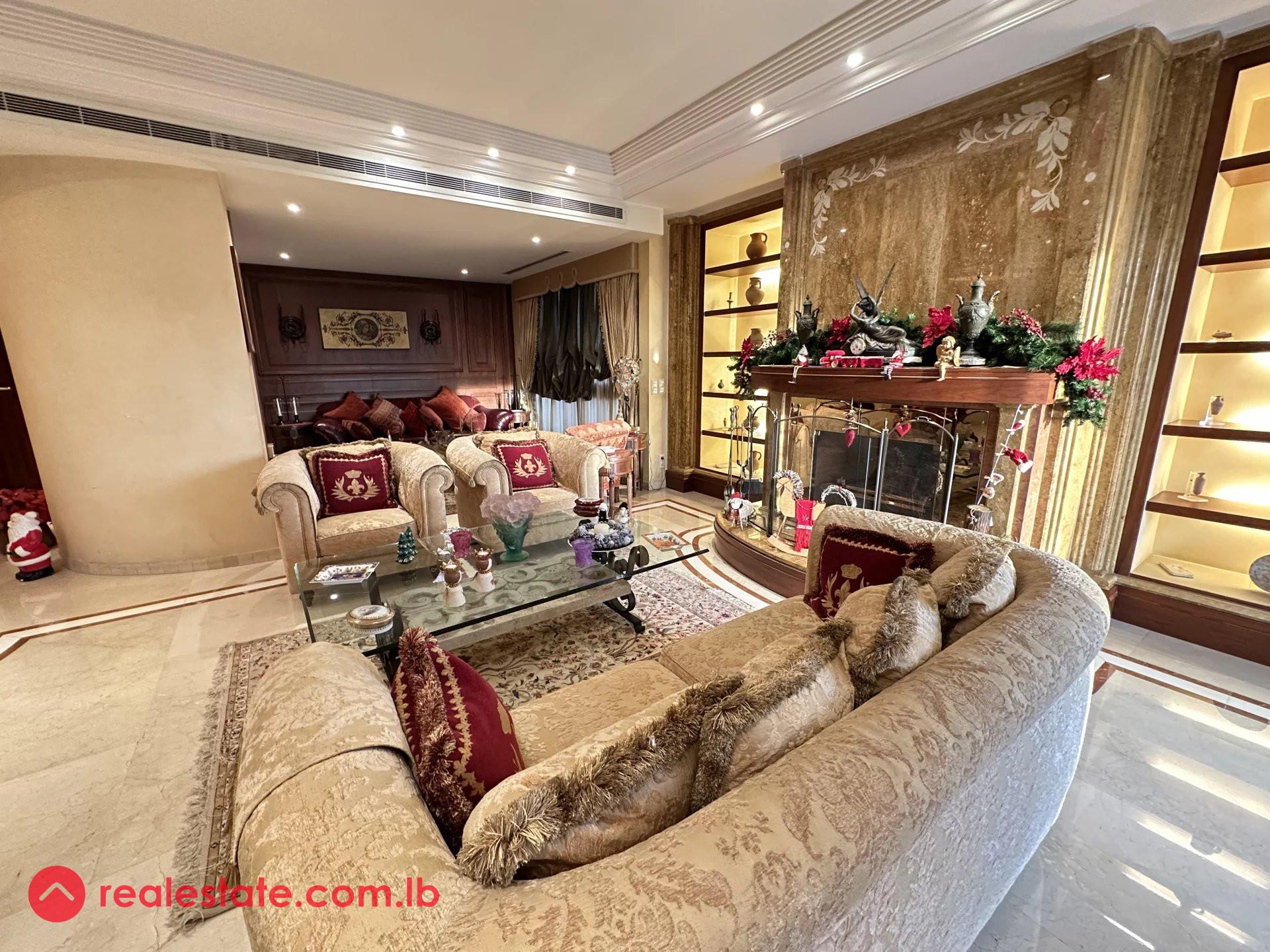 Luxurious Penthouse Living in Rabieh with Panoramic Views