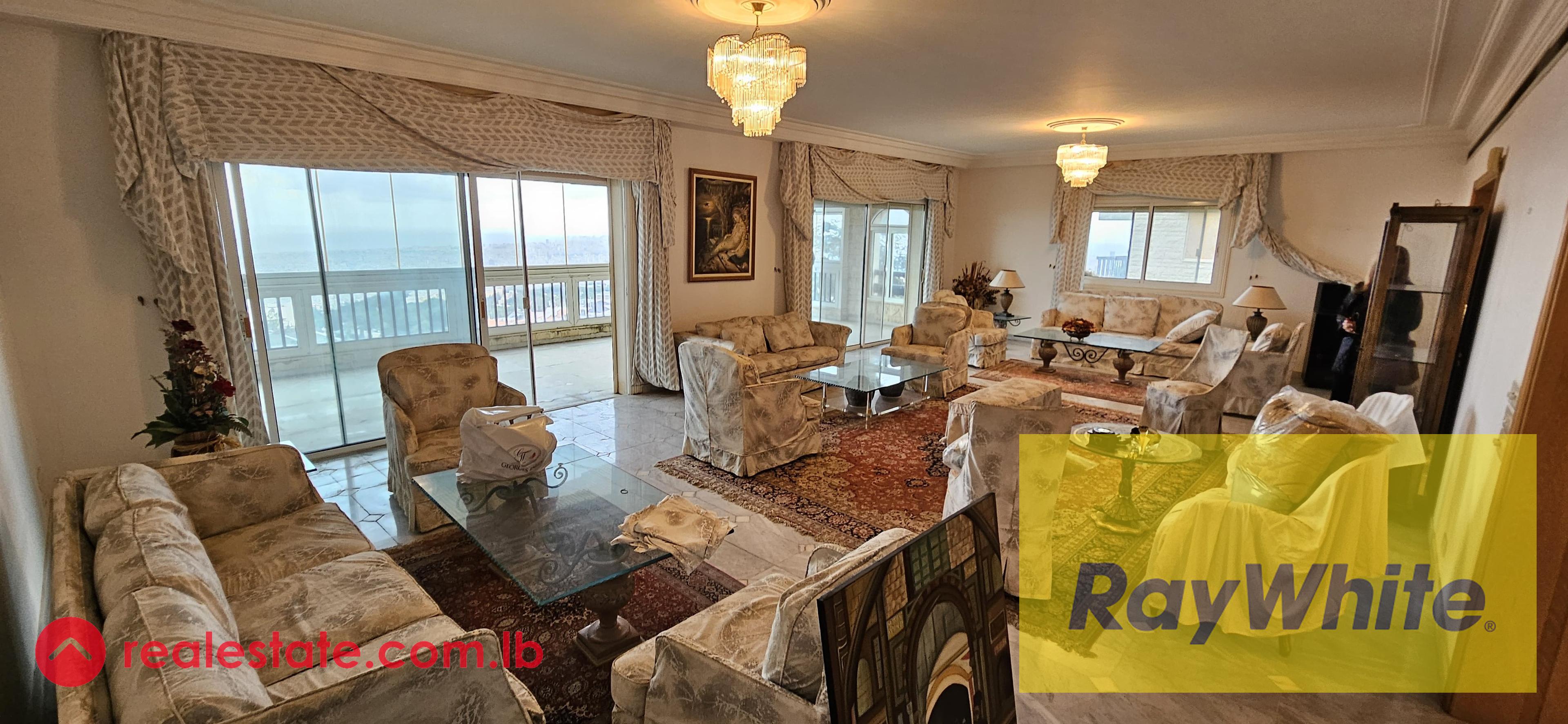 Luxurious apartment for sale in Yarzeh|Sea View