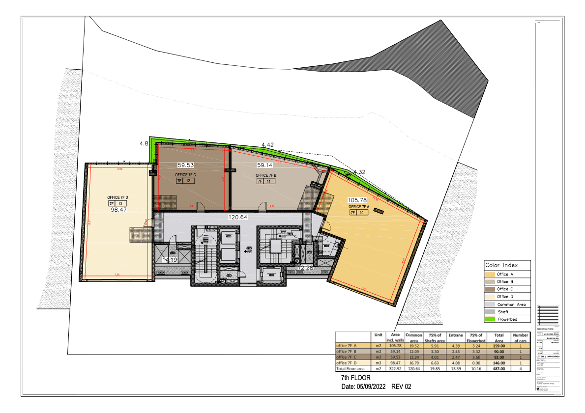 Entire Floor Office Space 487 SQM for Sale
