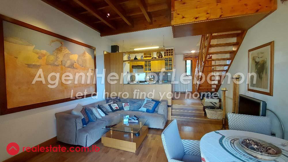 Furnished Chalet in Kfardebian With Balcony