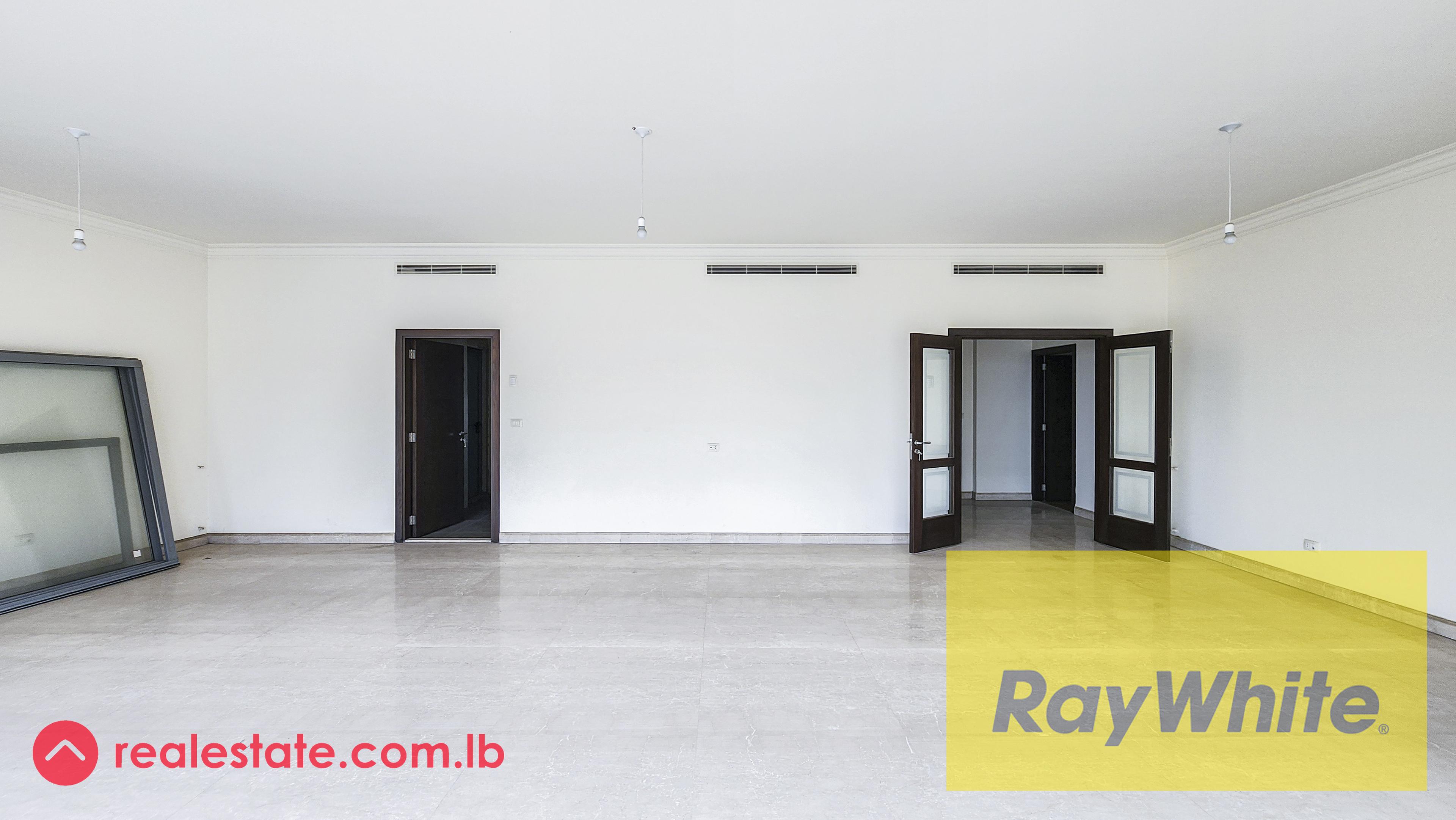 Three Bedrooms Apartment For Sale Located at a New Building in Achrafieh