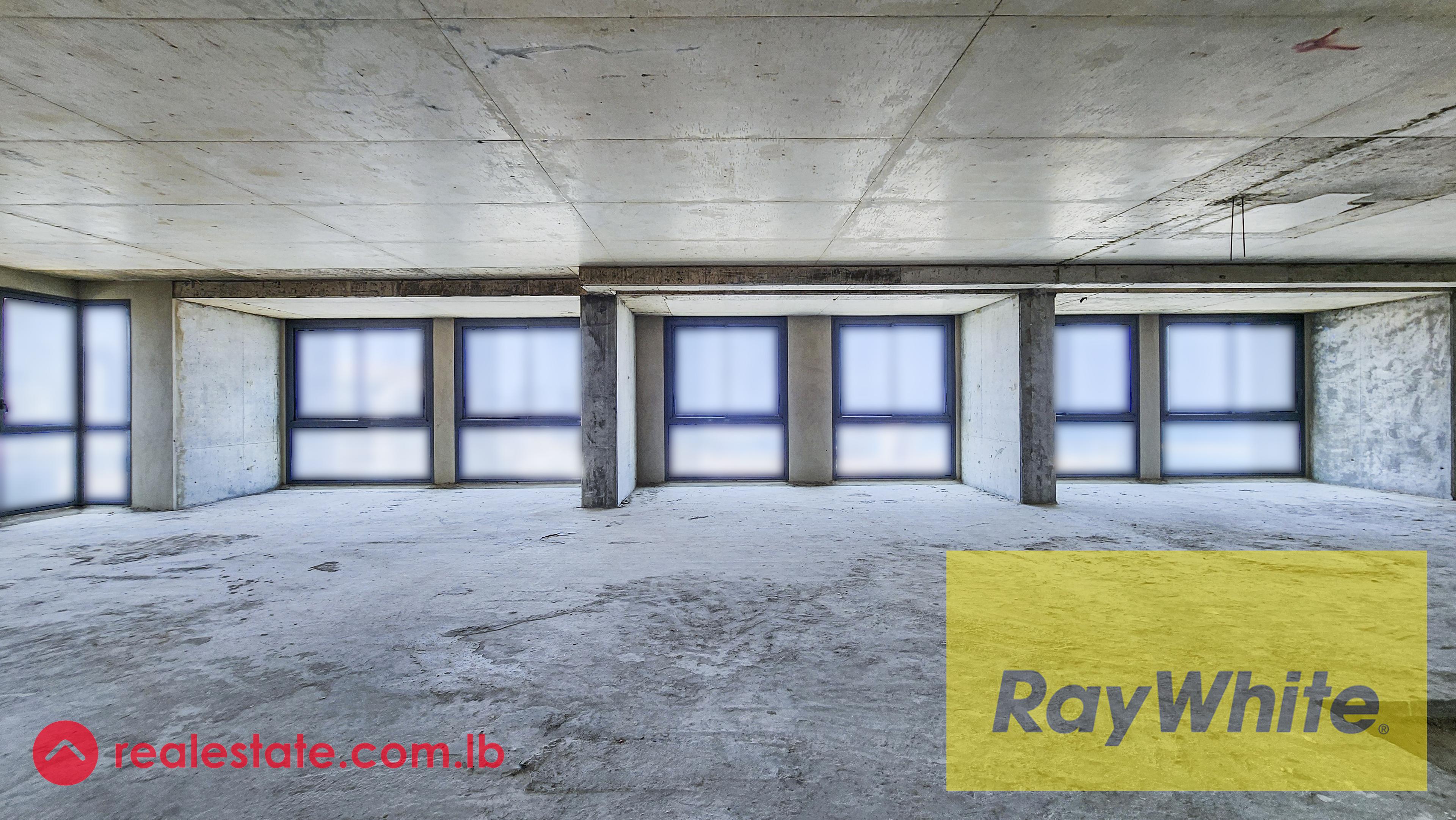 Spacious Office For Rent located at a New Building in Achrafieh With an Open Sea View