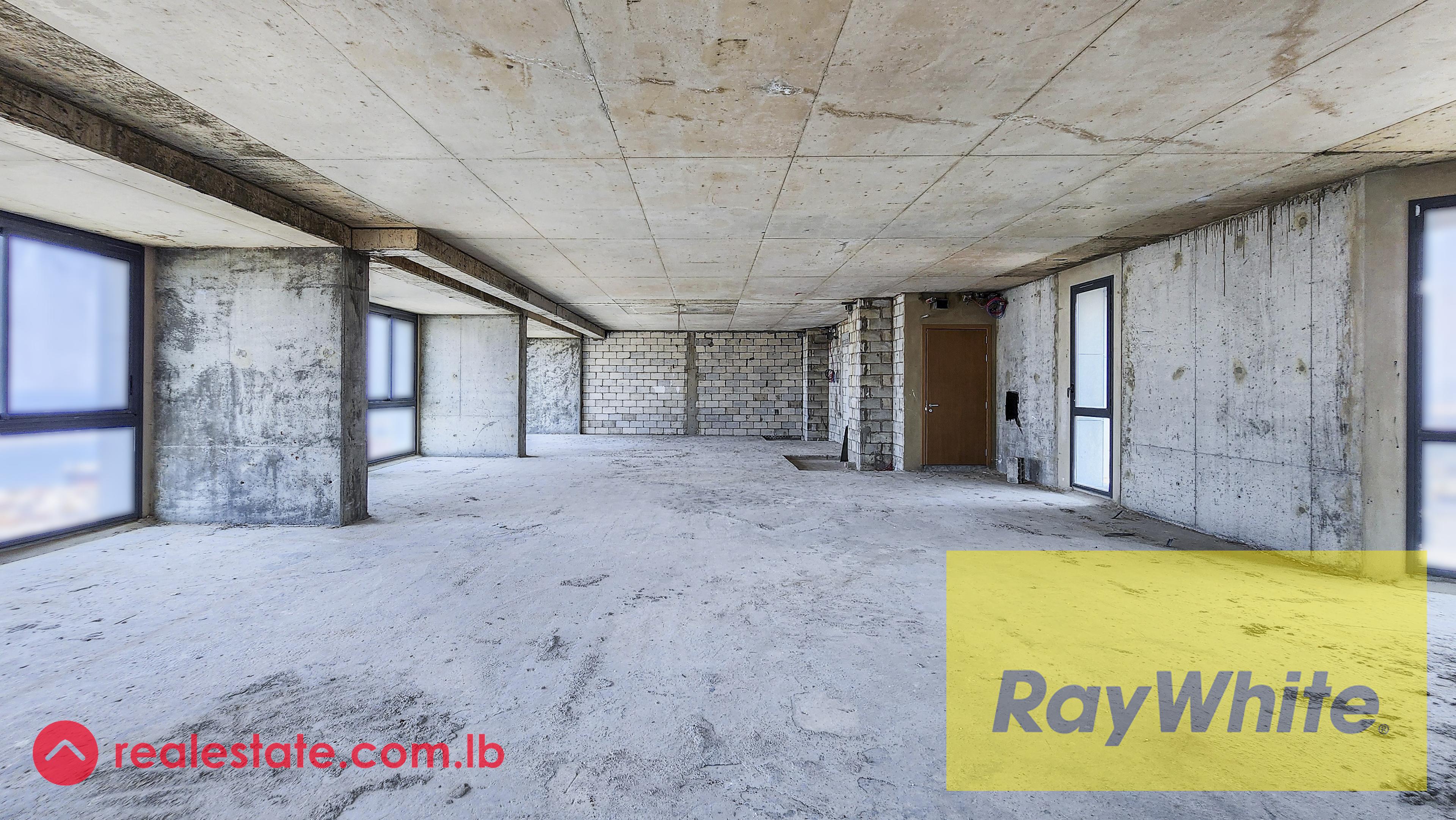 Spacious Office For Rent located at a New Building in Achrafieh With an Open Sea View