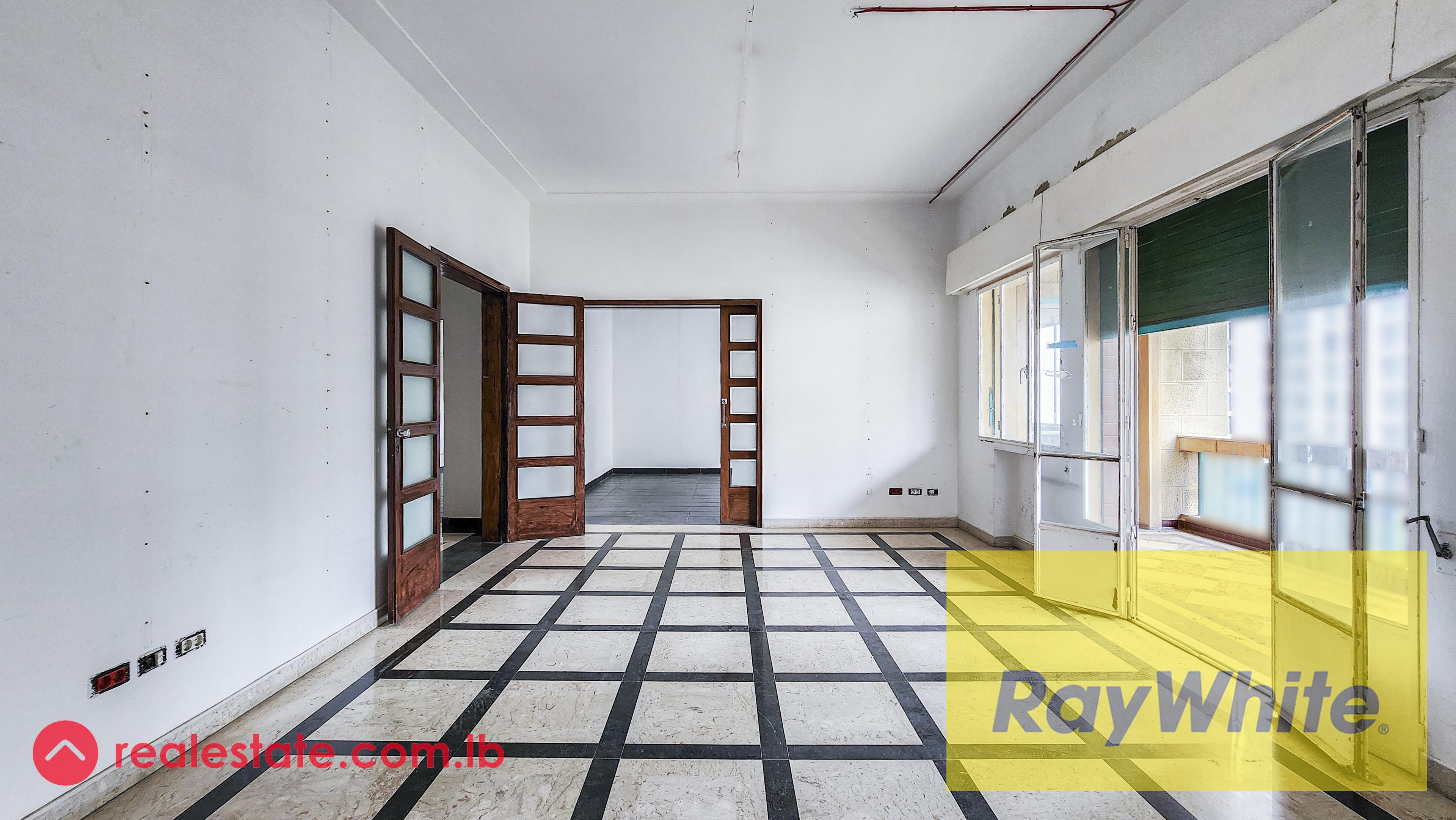 Spacious Office For Rent in Achrafieh Prime Location With an Open View