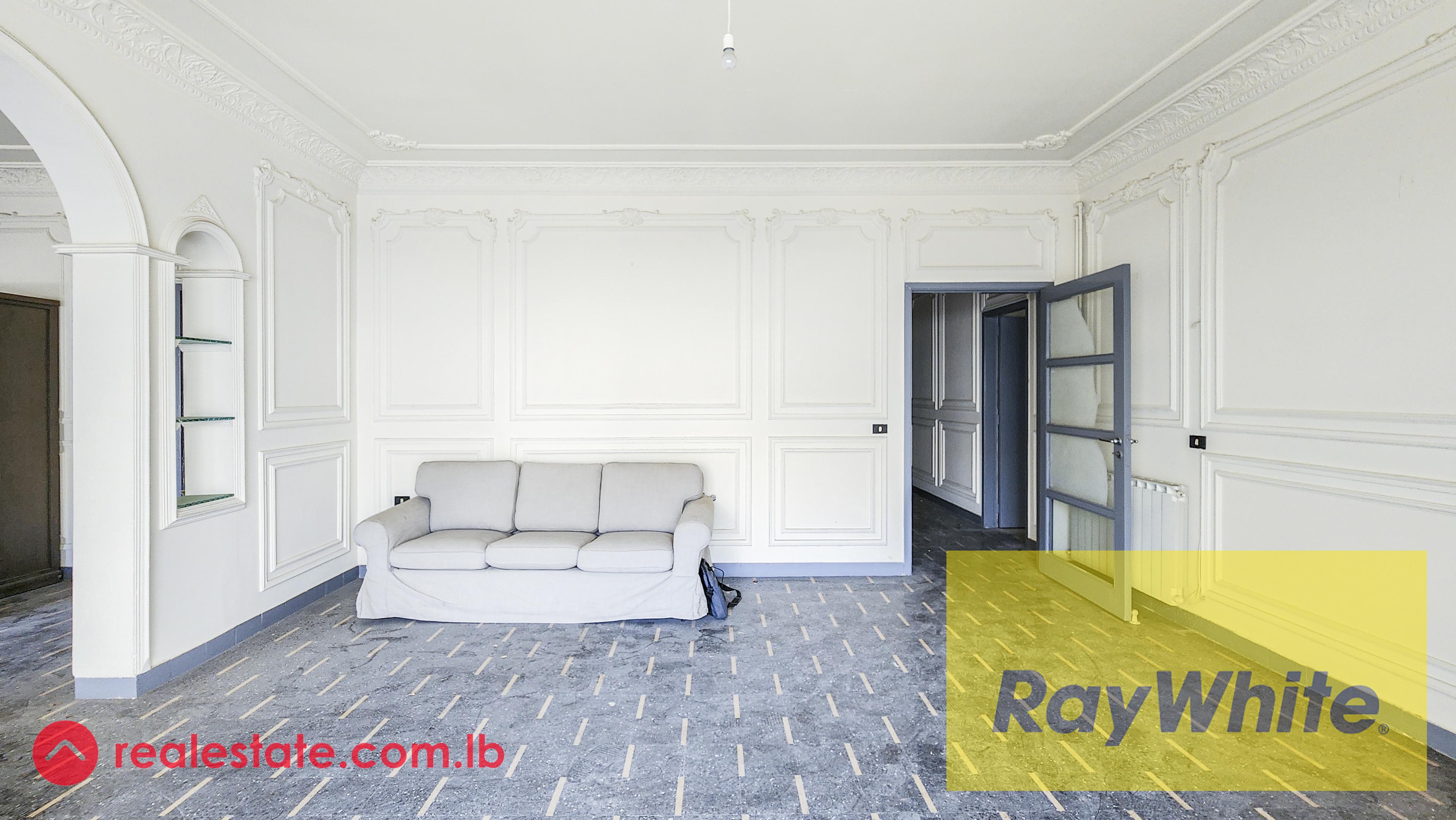 Three Bedrooms Apartment for Rent, Located in Achrafieh.