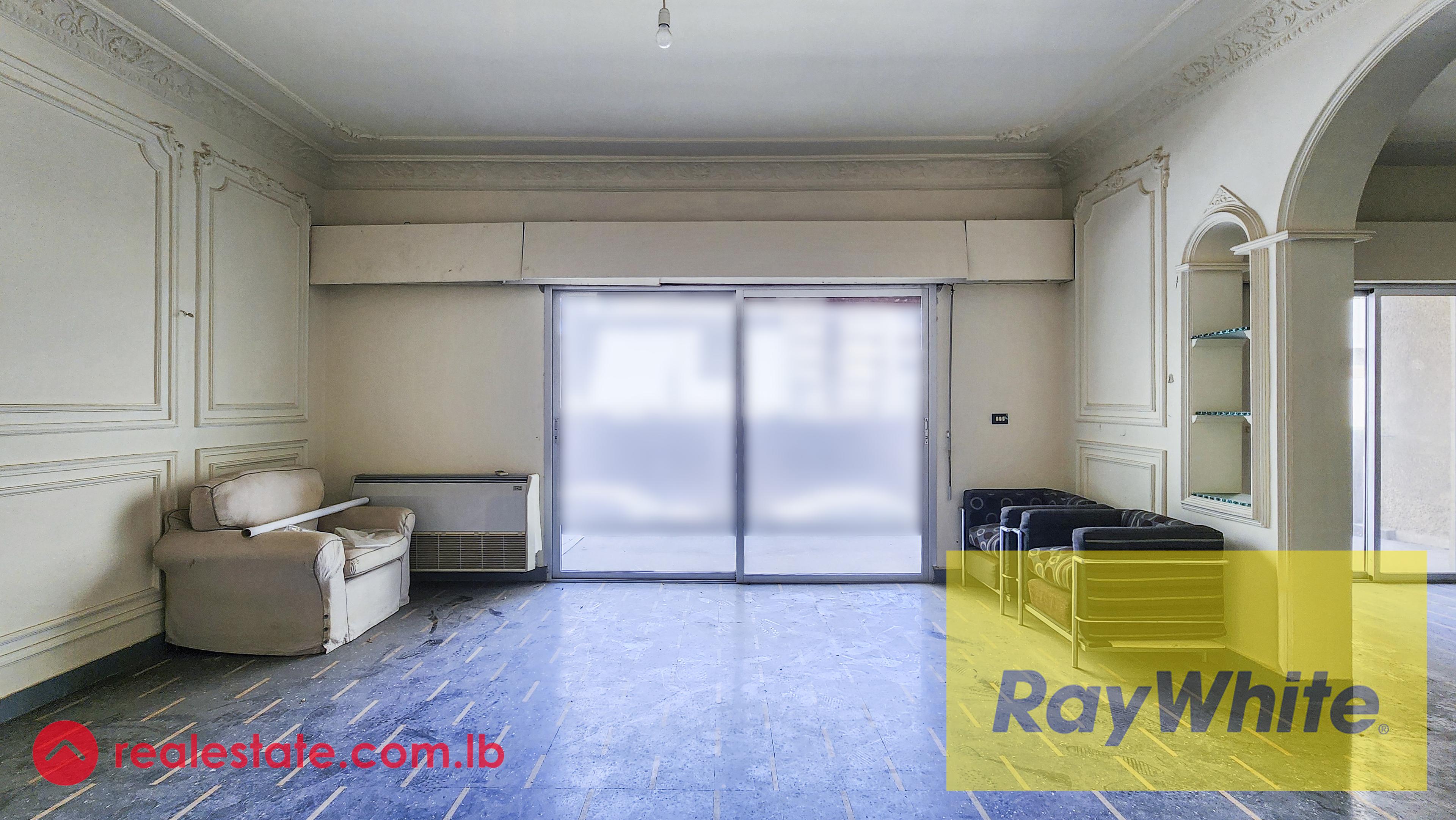 Three Bedrooms Apartment for Rent, Located in Achrafieh.