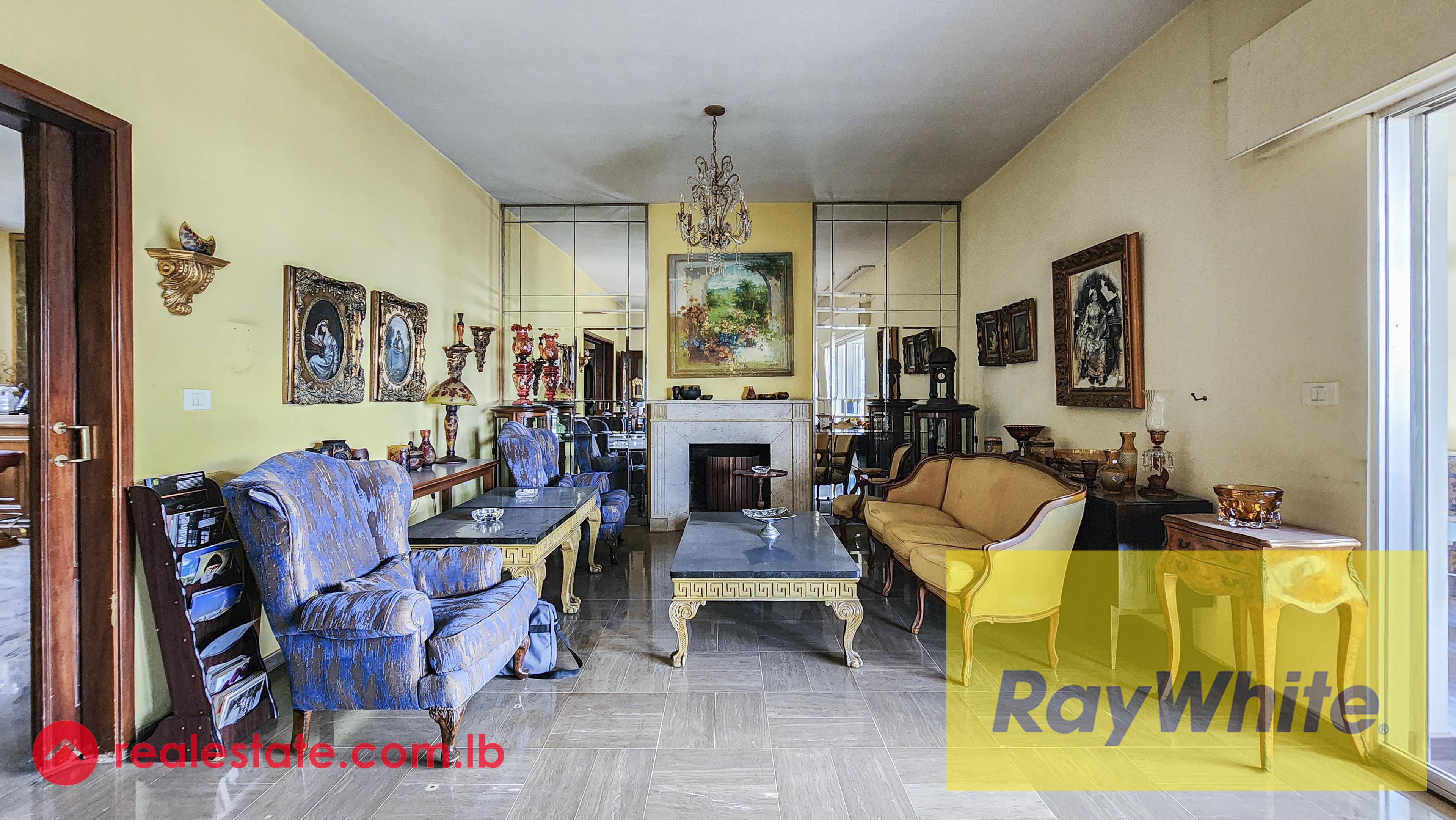 Furnished Three Bedrooms Apartment for Rent, Located in a New Building in Achrafieh With an Open View.