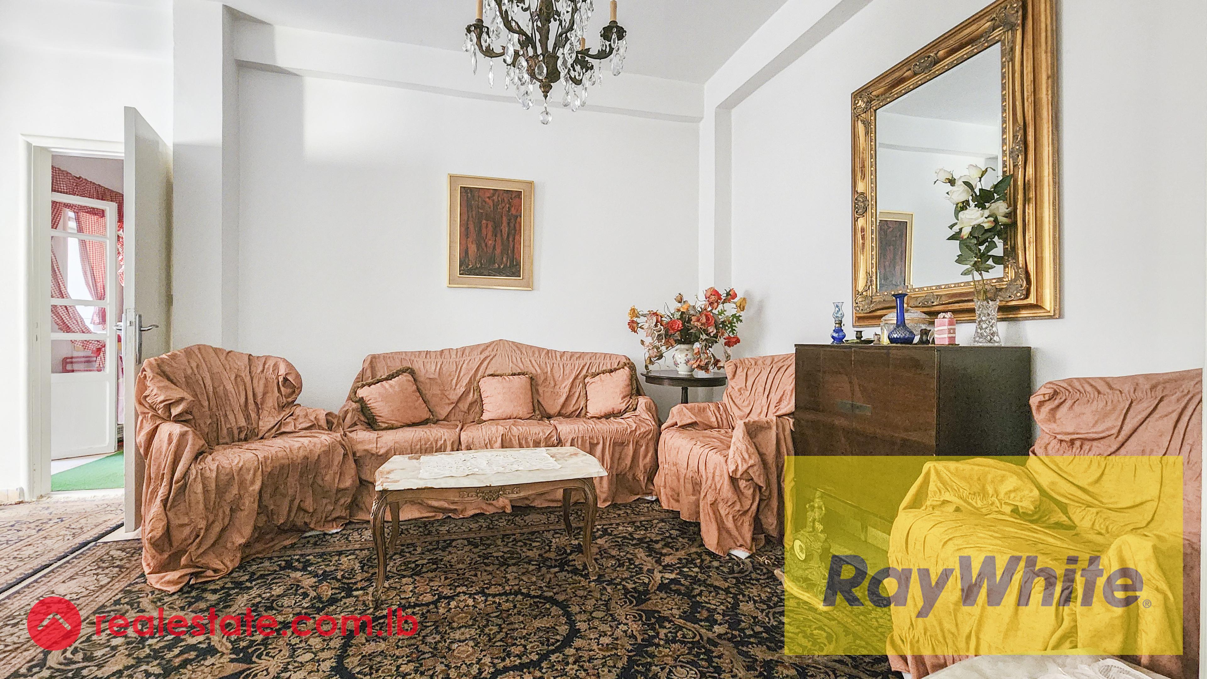 Two Bedrooms Apartment For Sale in Achrafieh on a Calm Street