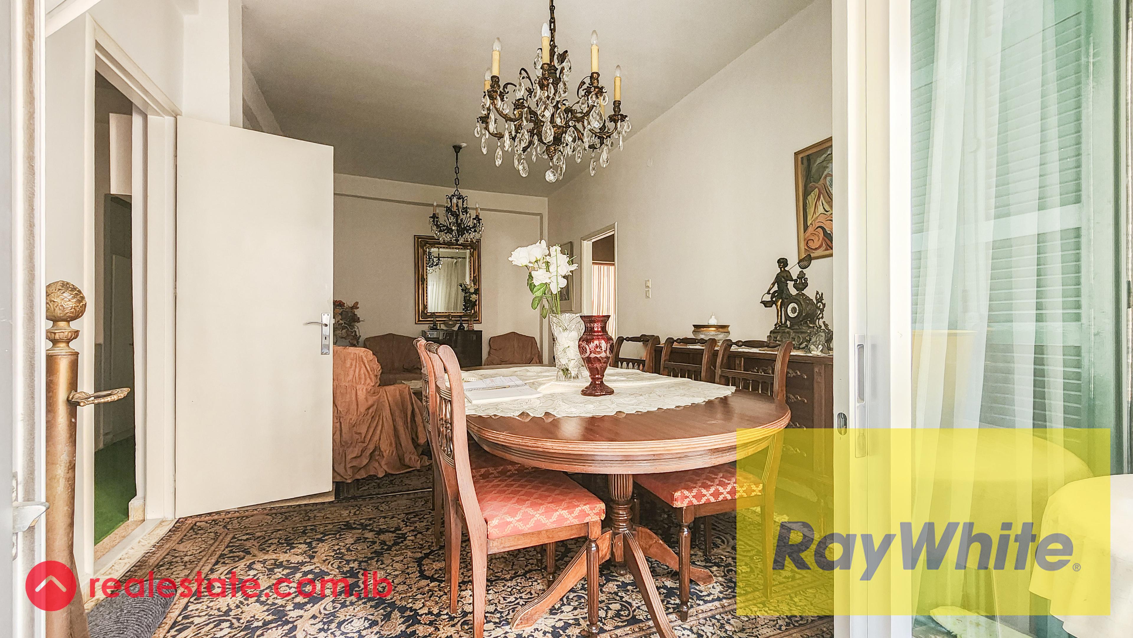 Two Bedrooms Apartment For Sale in Achrafieh on a Calm Street