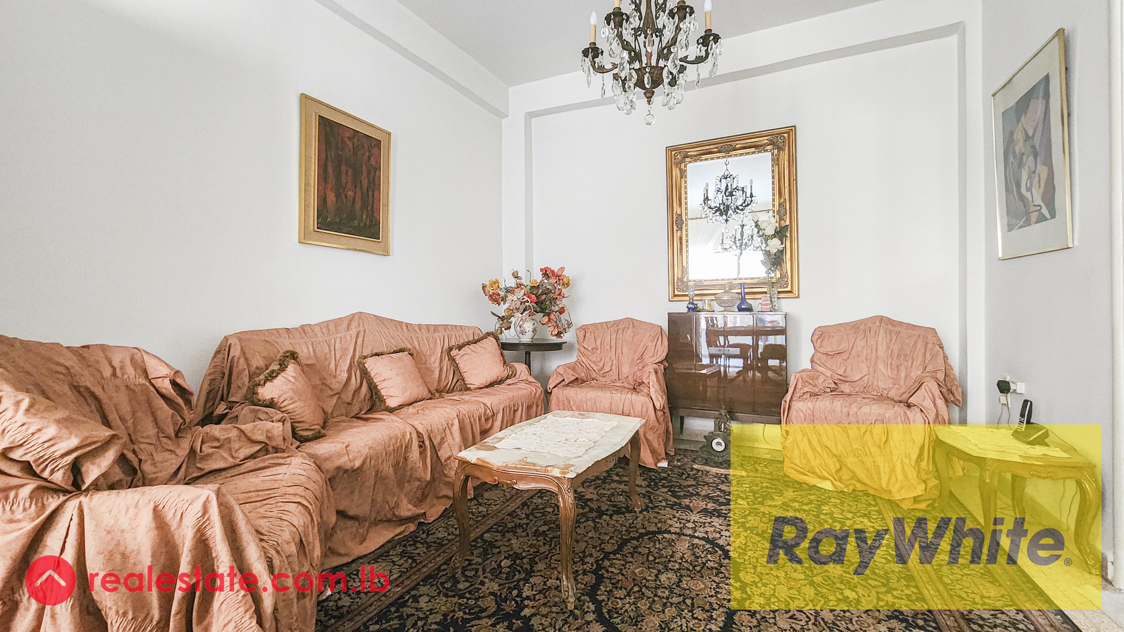 Two Bedrooms Apartment For Sale in Achrafieh on a Calm Street
