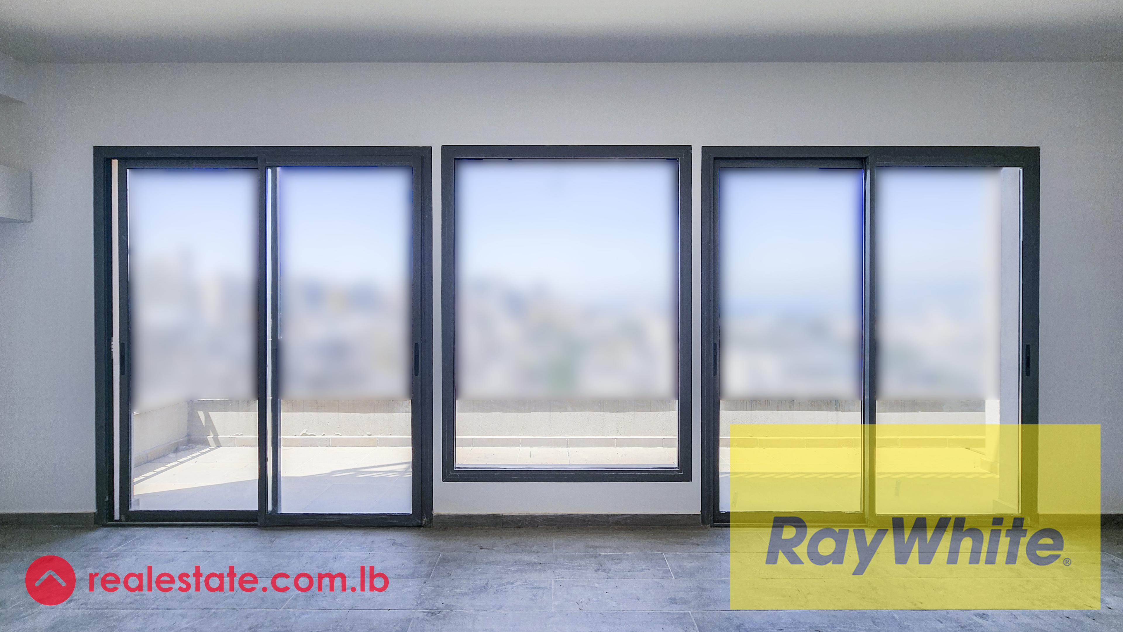 Two Master Bedrooms Apartment for Sale, in Achrafieh with an open sea view.