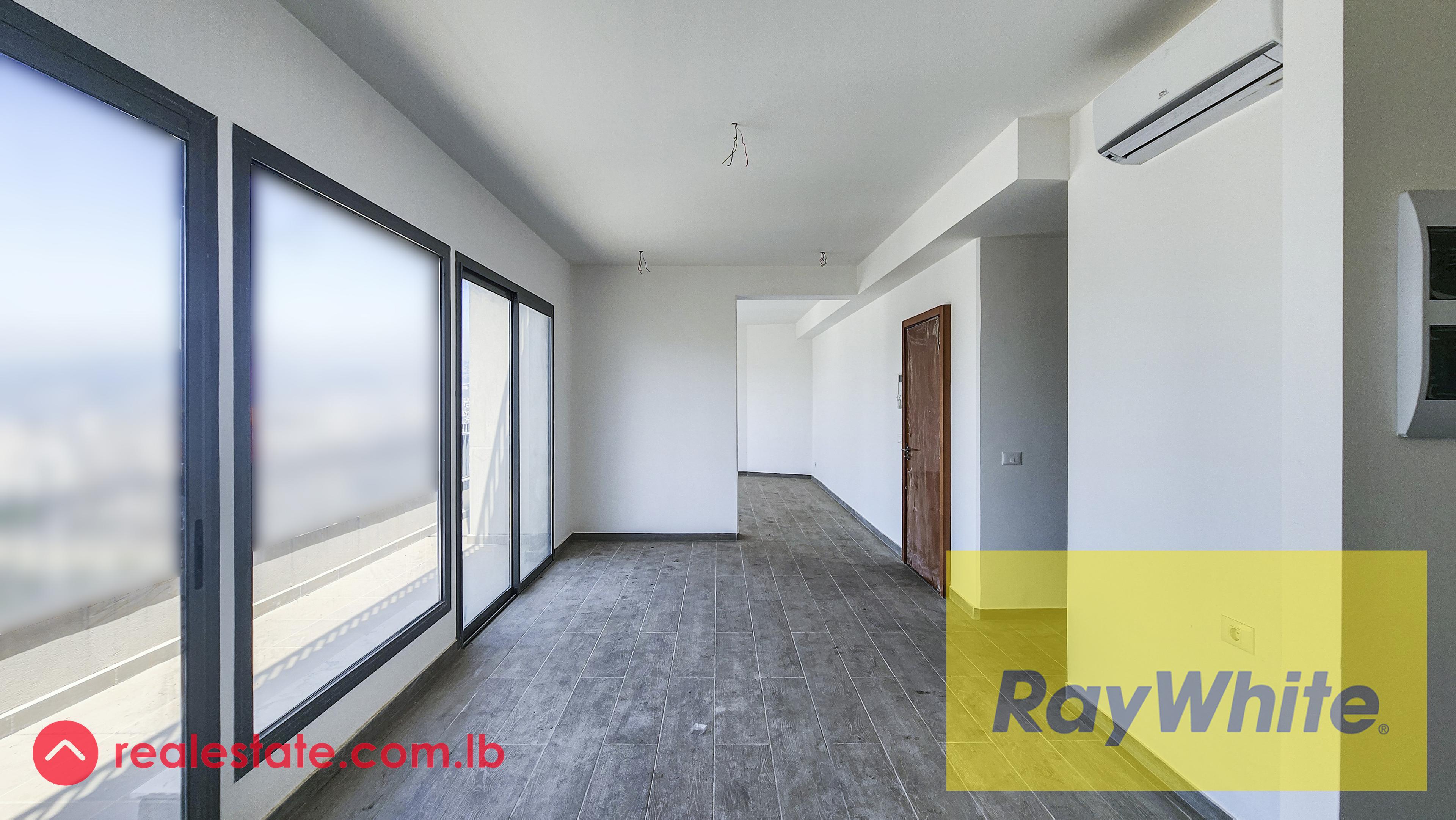 Two Master Bedrooms Apartment for Sale, in Achrafieh with an open sea view.