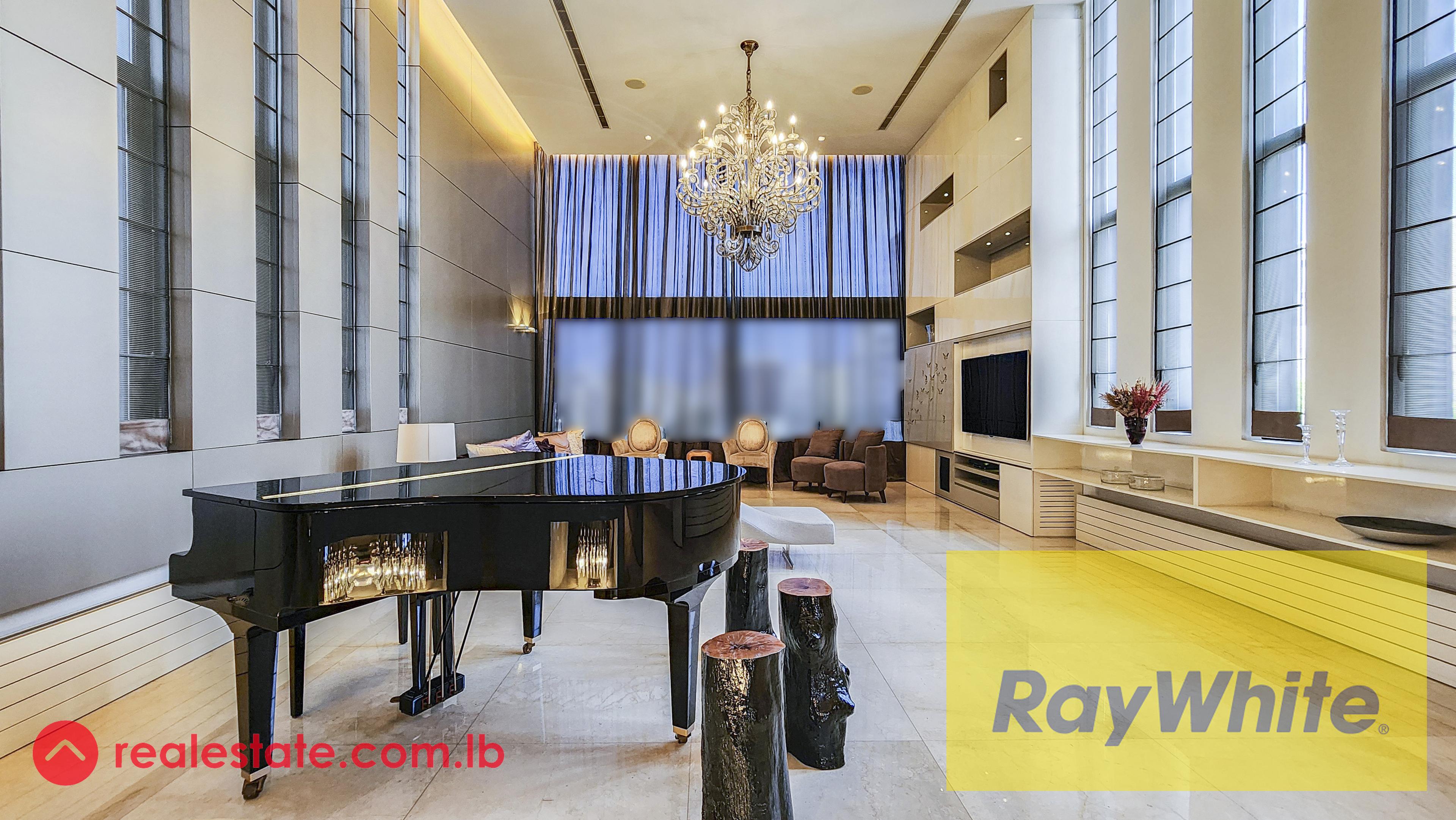 Furnished Quadruplex Penthouse for Sale, in Achrafieh with a Private Pool.