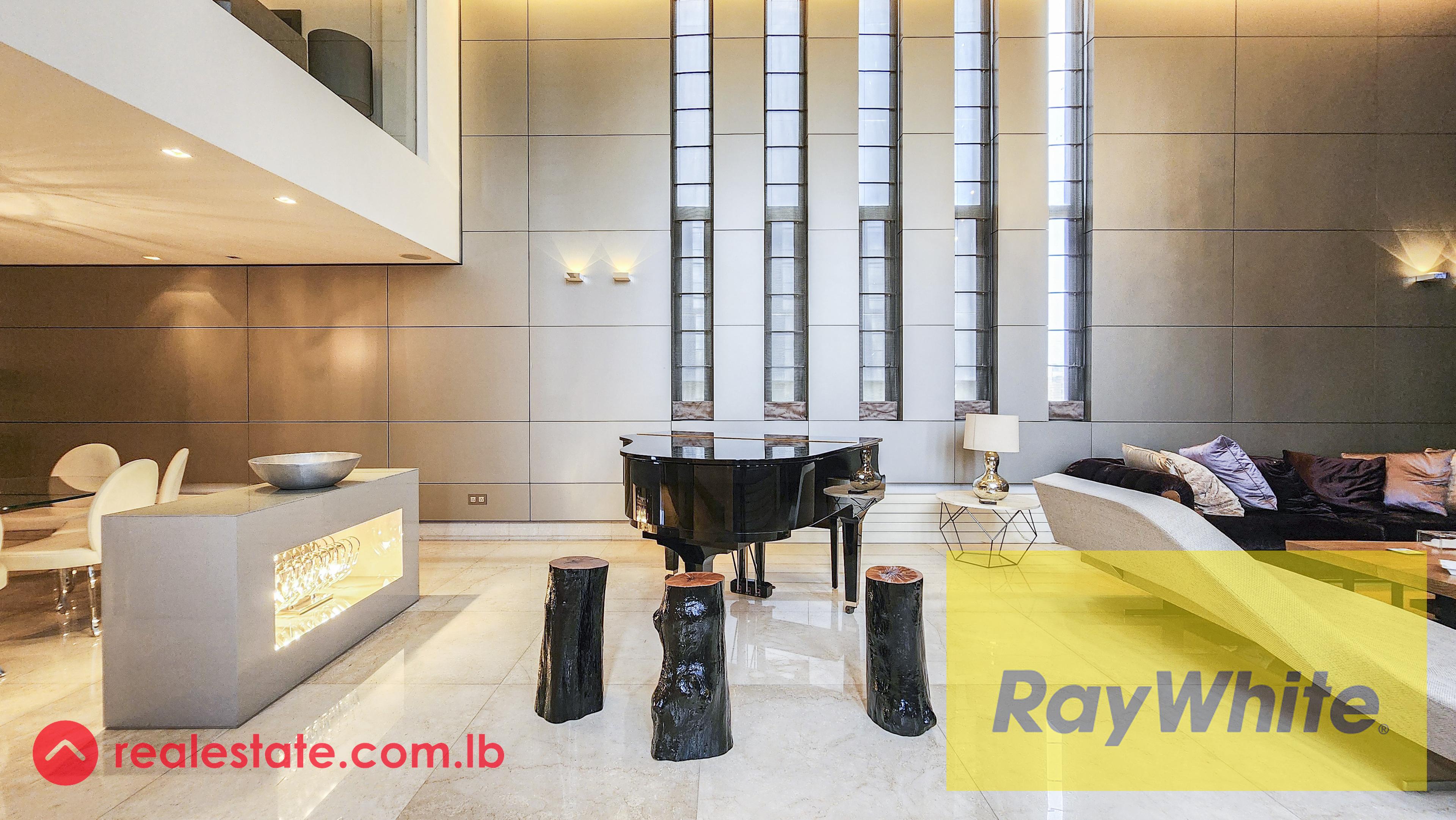 Furnished Quadruplex Penthouse for Sale, in Achrafieh with a Private Pool.