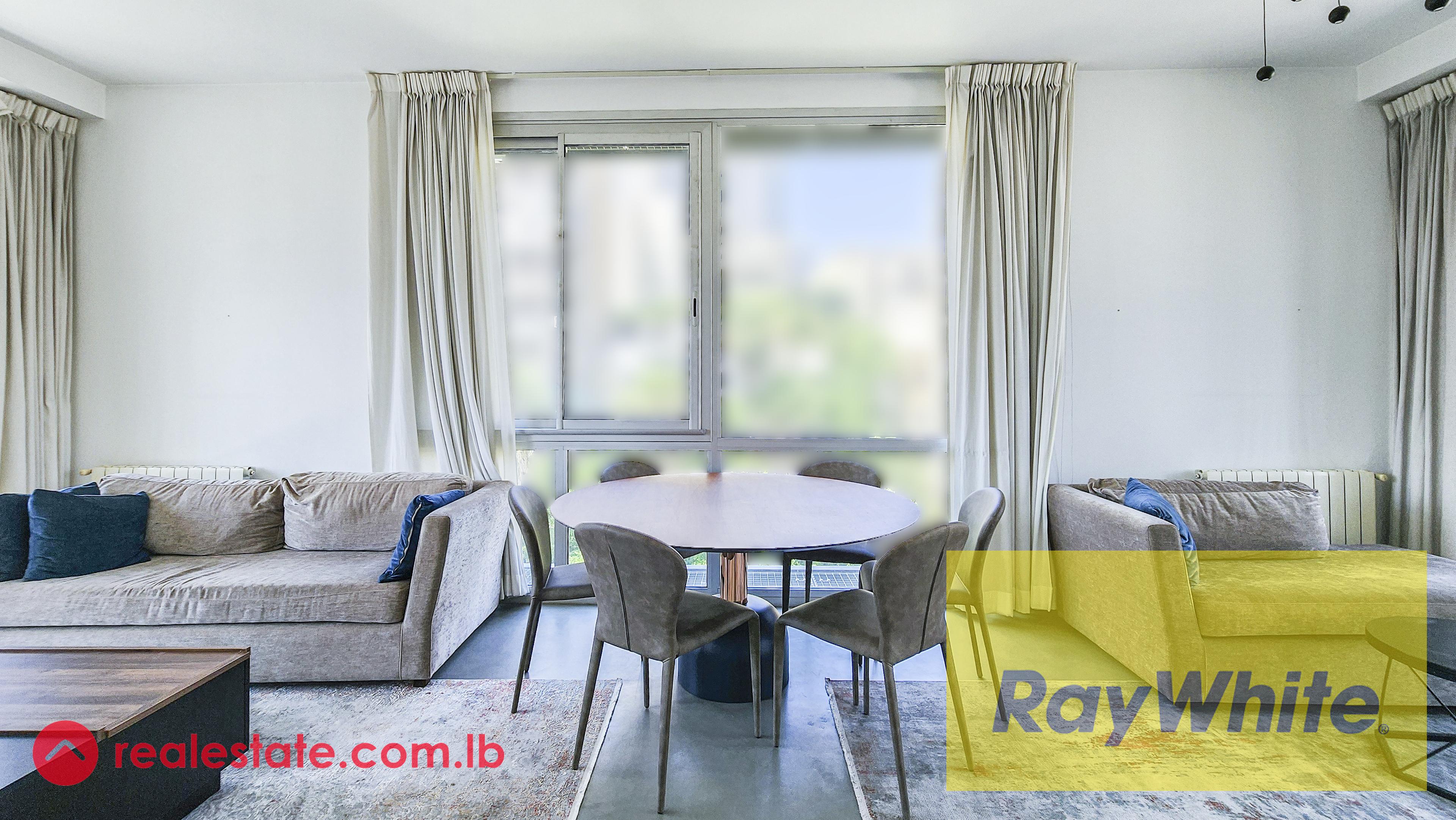 Two Master Bedrooms Apartment For Rent , in Achrafieh with an open View.