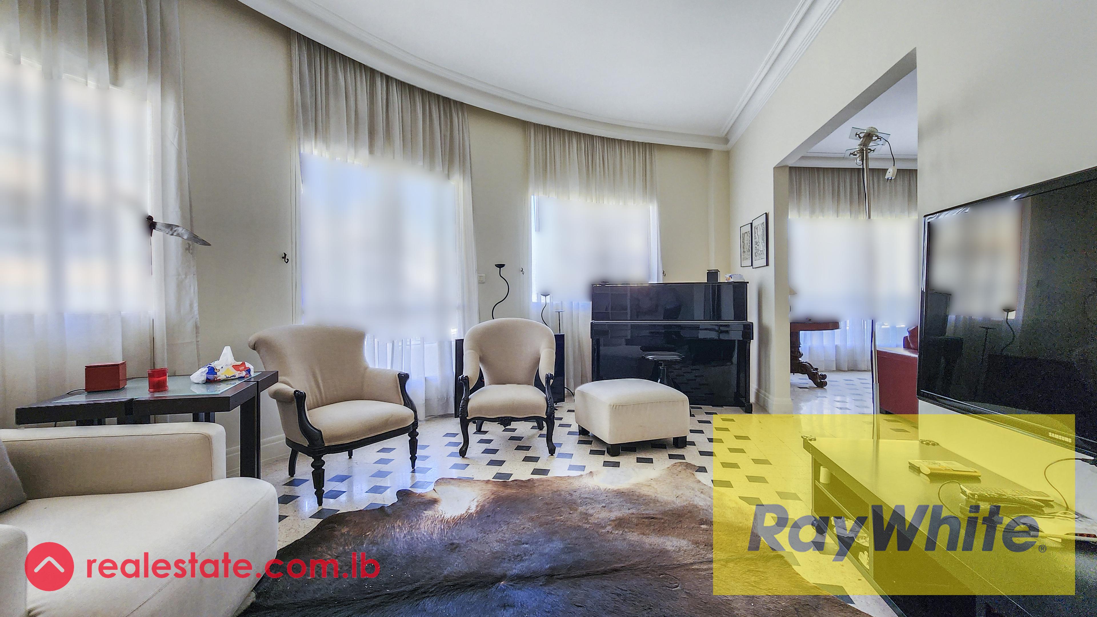 Furnished Two Bedrooms Apartment, For Rent in Achrafieh.