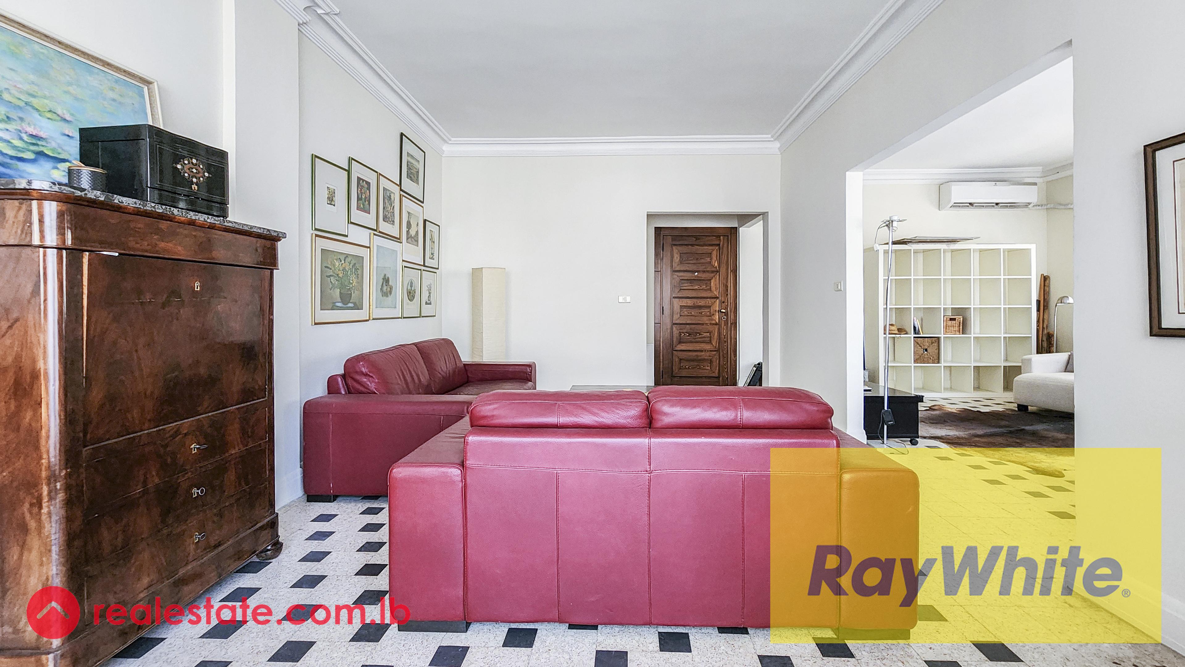 Furnished Two Bedrooms Apartment, For Rent in Achrafieh.