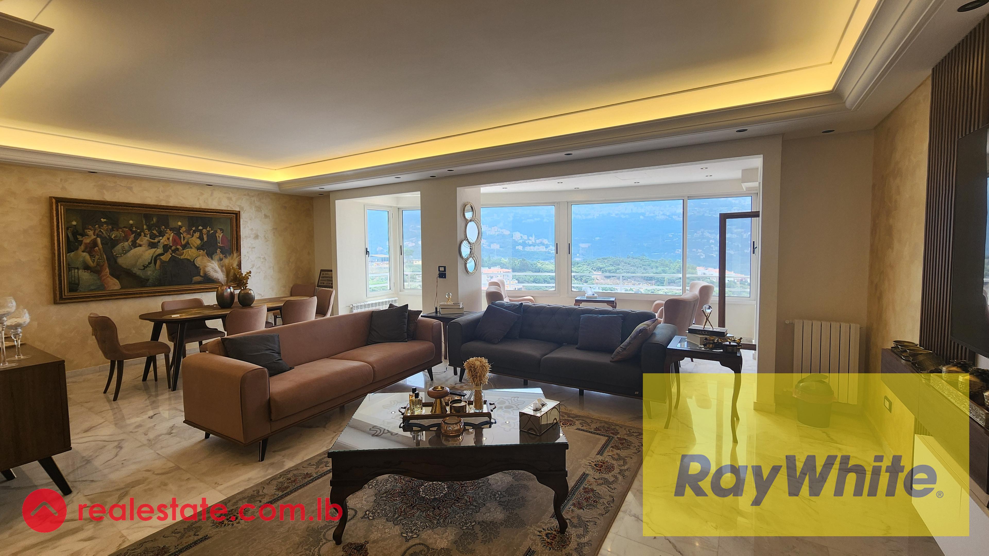 Apartment For Rent in Jamhour | Roof Loft | Pool