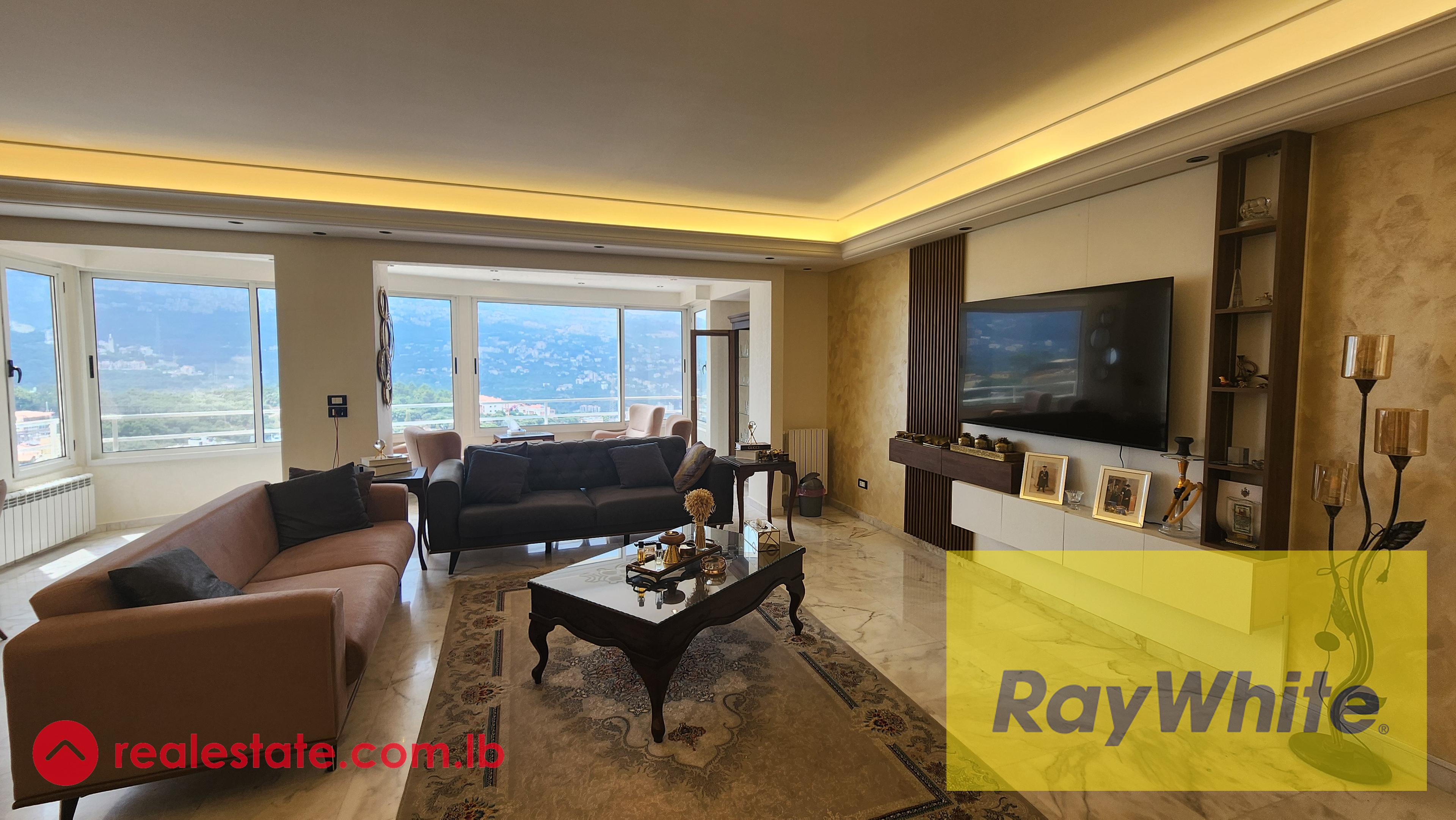 Apartment For Rent in Jamhour | Roof Loft | Pool