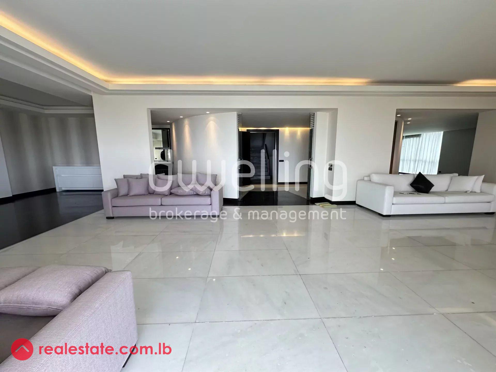 Full-Floor Apartment with Rooftop Chalet in Prime Mtaileb
