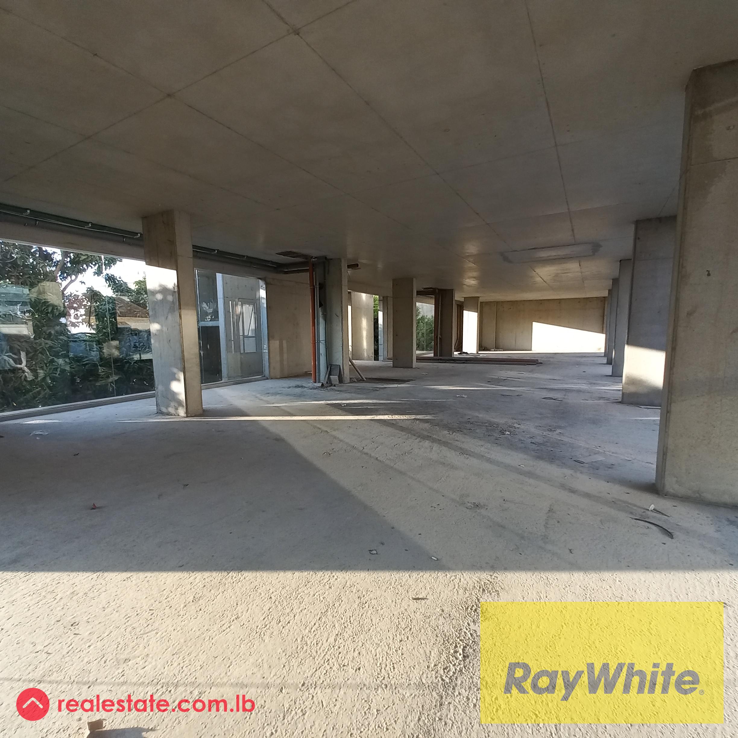 Flat space Shop of 240sqm in Jal el Dib for rent