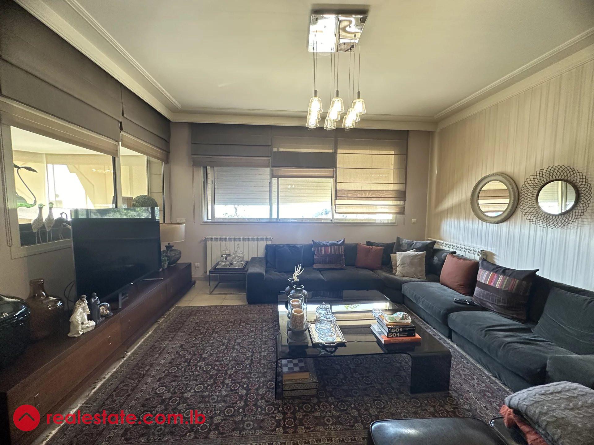 Spacious 4-Bedroom Apartment with Sea View in Prime Mtaileb