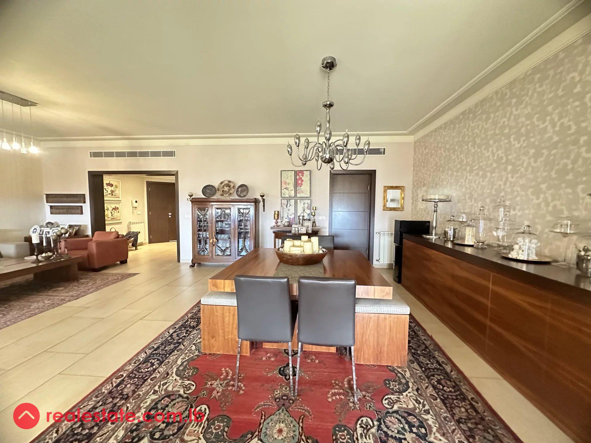Spacious 4-Bedroom Apartment with Sea View in Prime Mtaileb