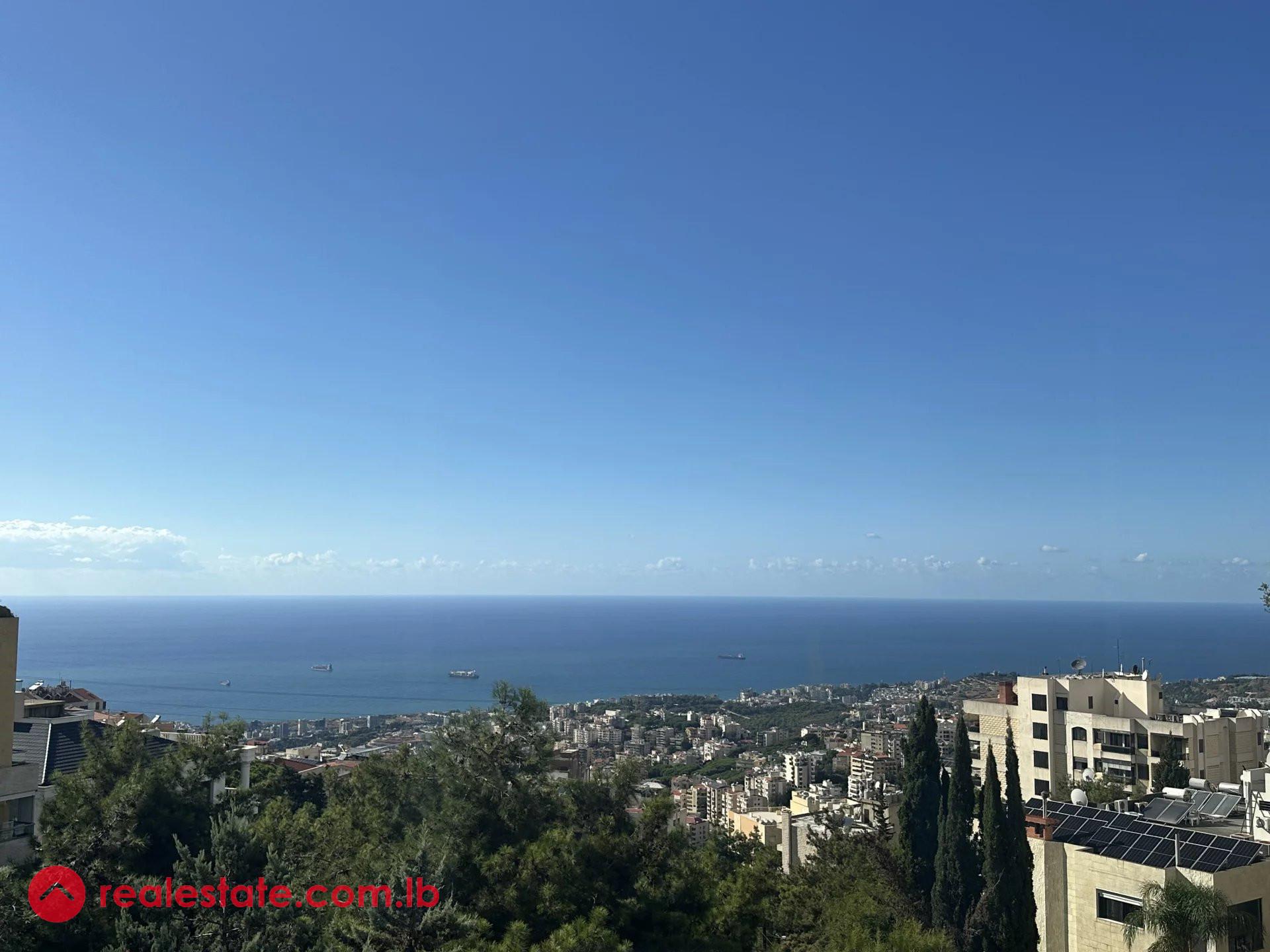 Elegant Duplex with Unblockable Sea View in Prime Biyada