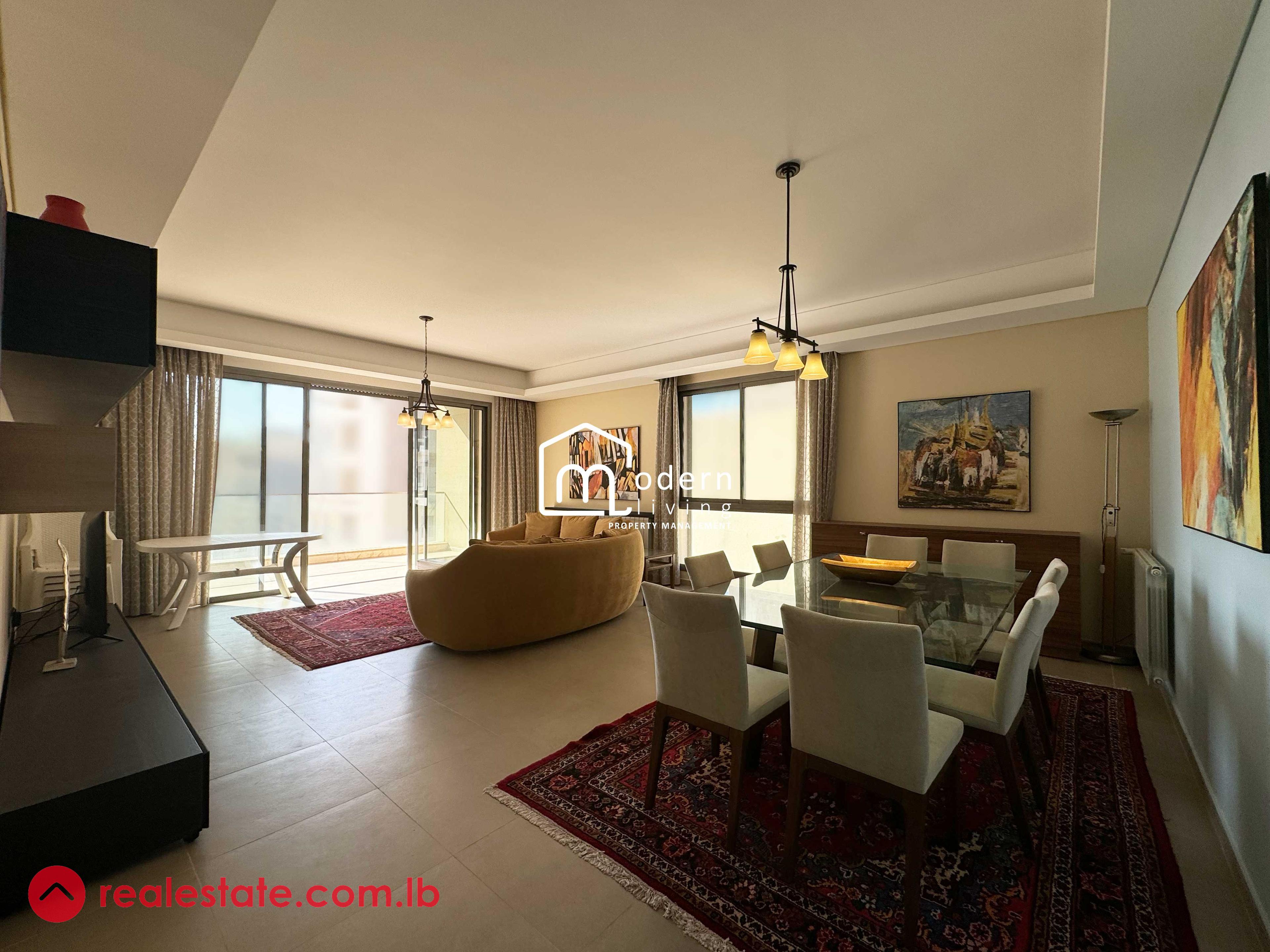 210 Sqm | Fully Furnished | Waterfront Dbayeh