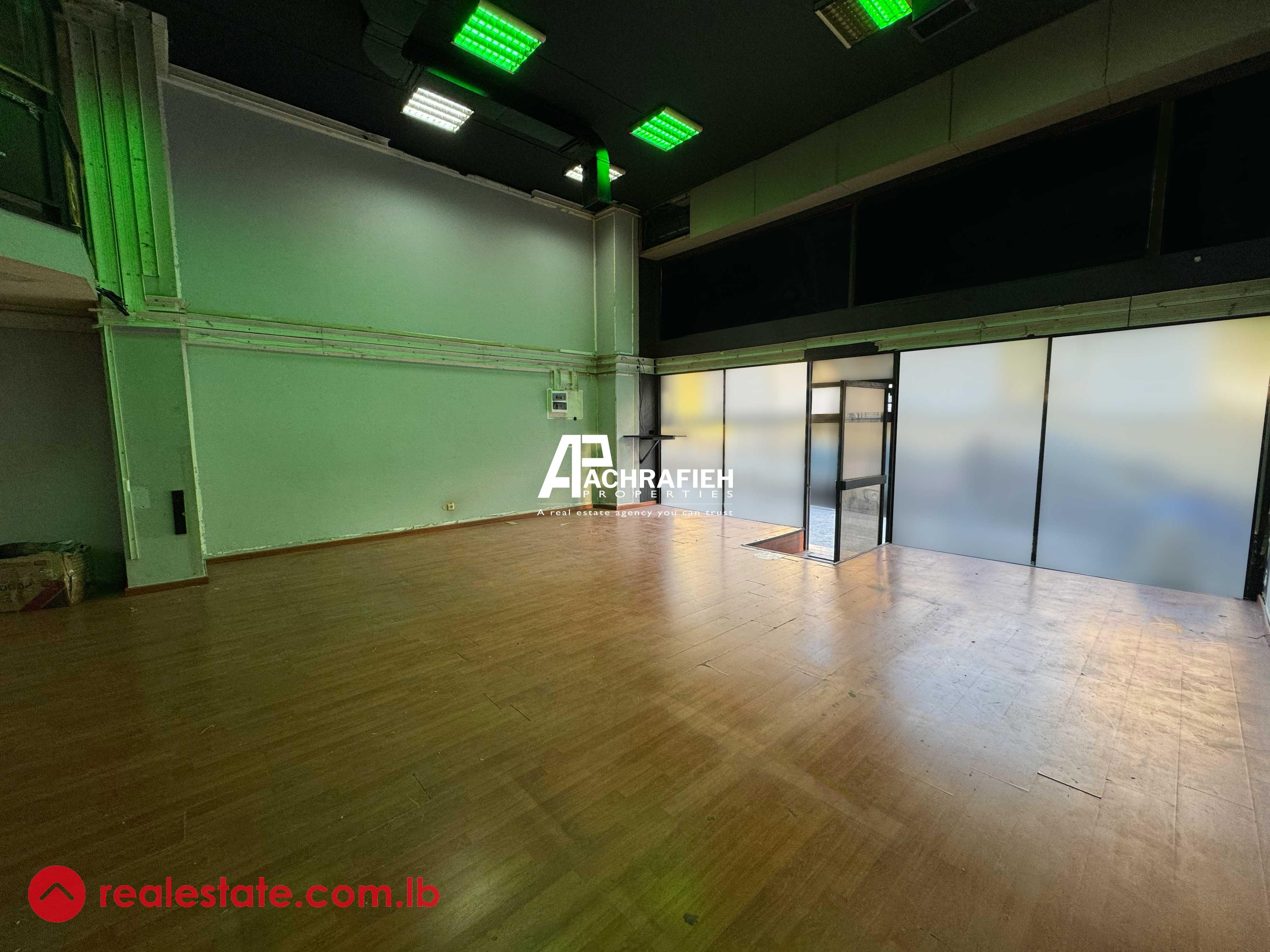 123 Sqm + Mezzanine | Shop For Rent in Achrafieh