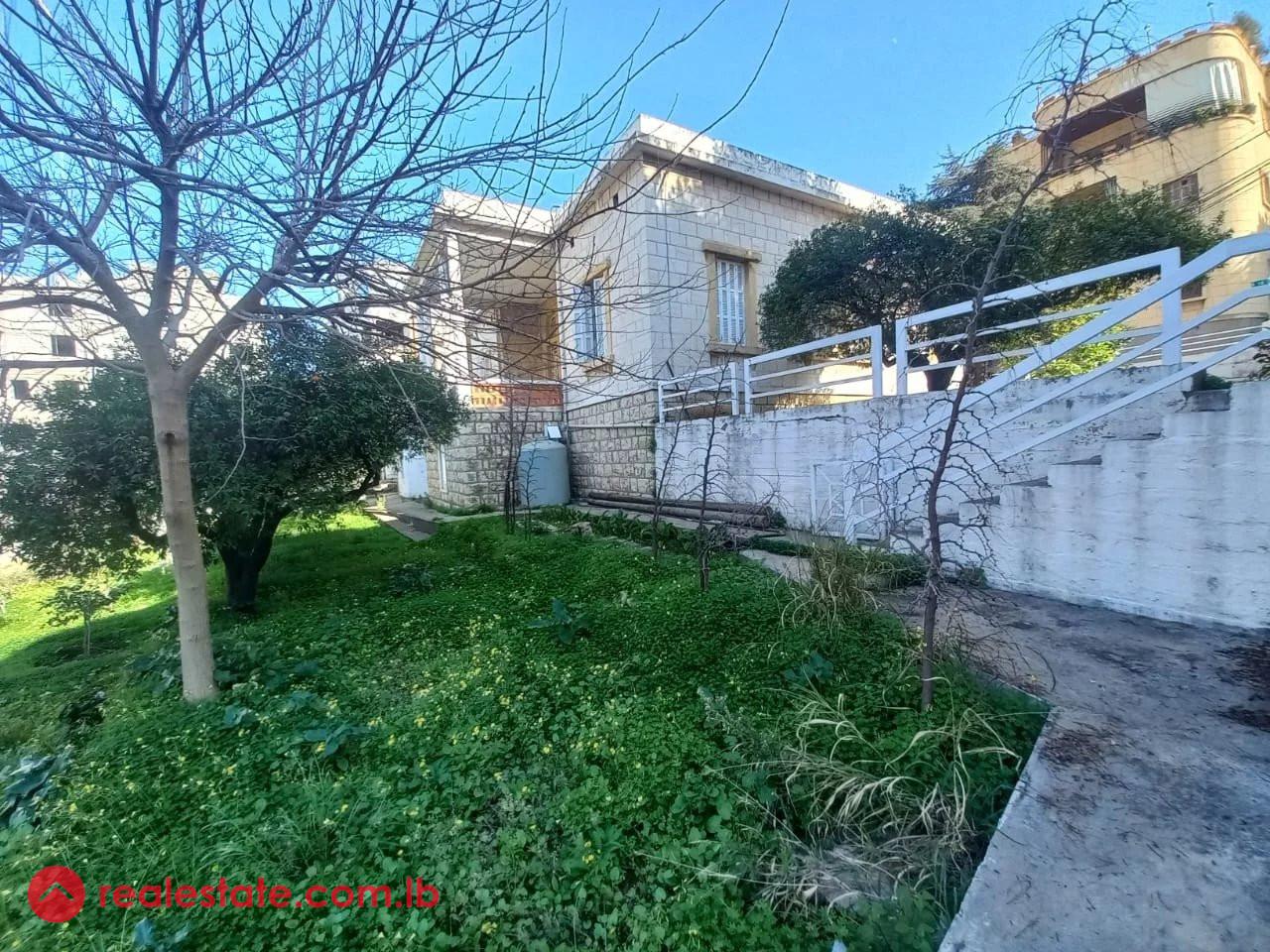 Land with Private Home for Sale in Fanar!