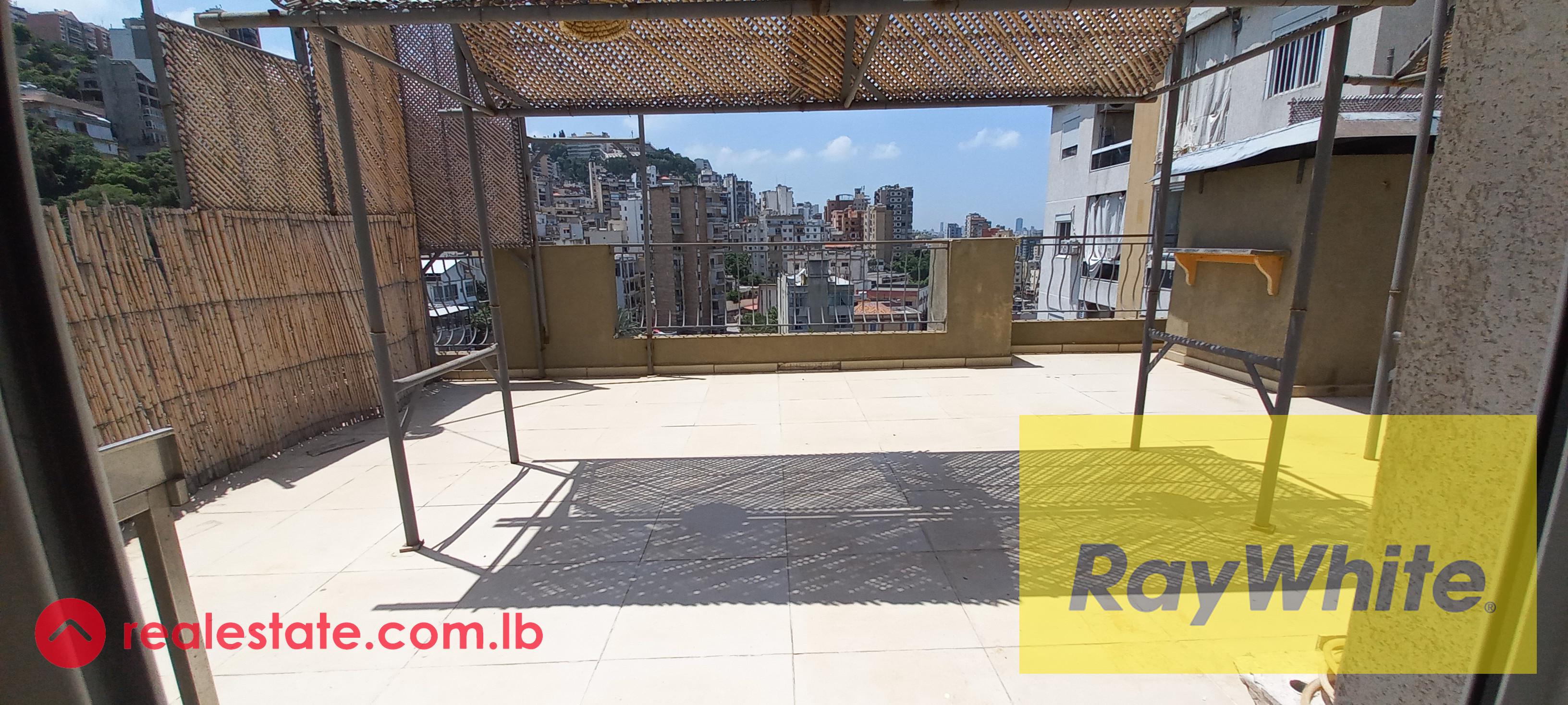 Furnished Duplex with open view in Jal el Dib for sale