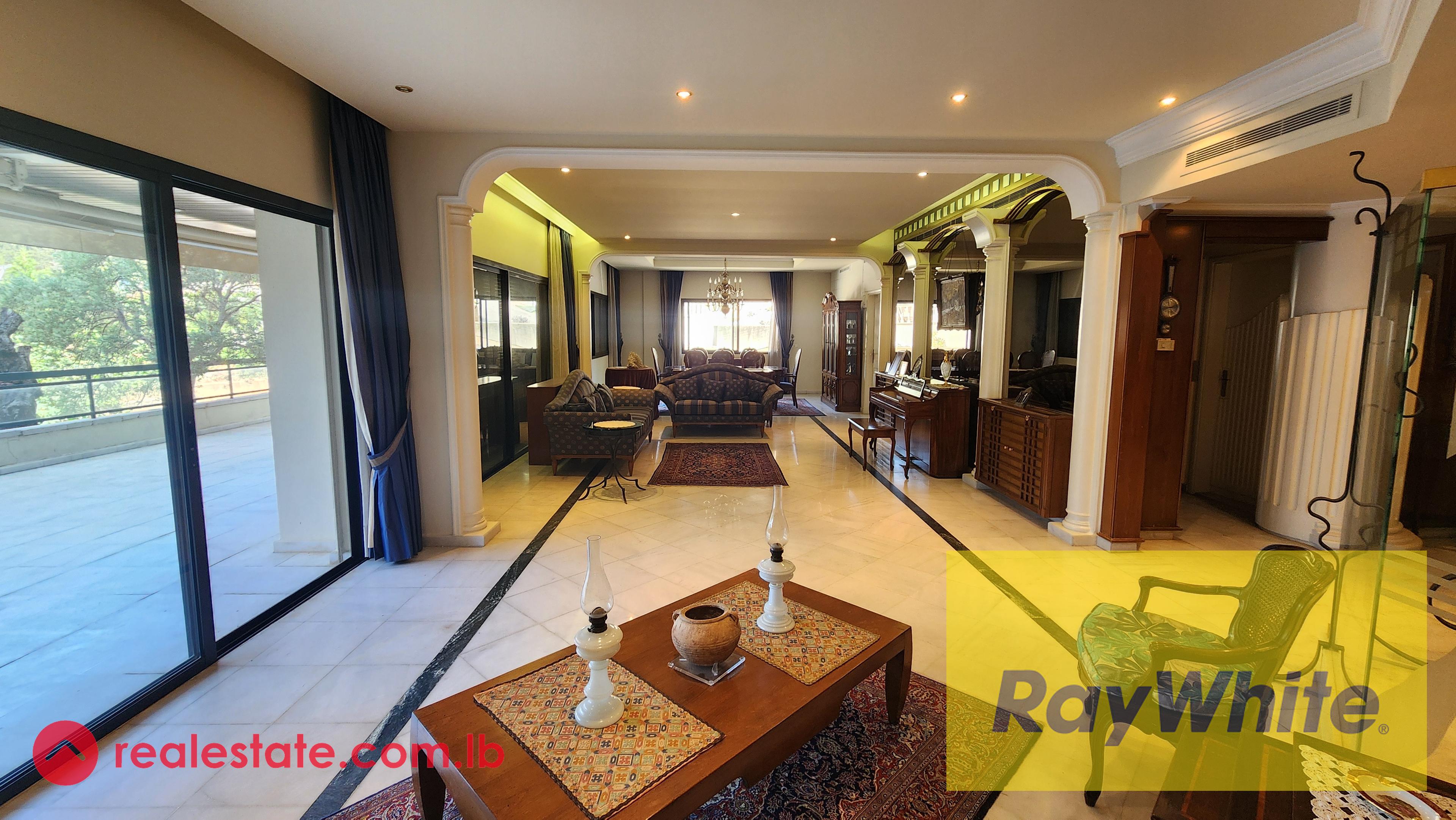 Apartment For Sale in Jamhour | Tarrace & Garden