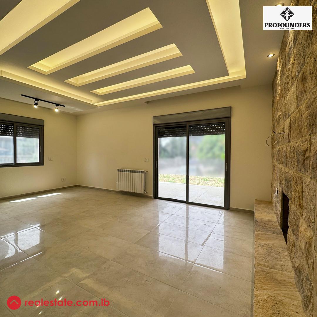 High-End Apartment with Garden for Sale in Baabdat