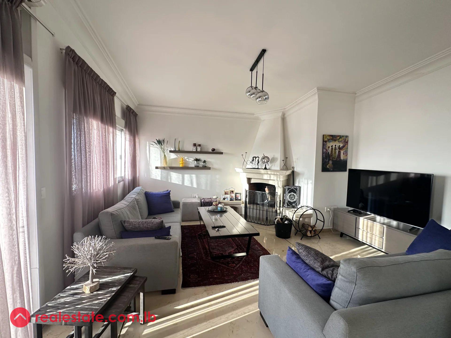 Prestigious Penthouse in Rabieh Villa Zoning- Sea View