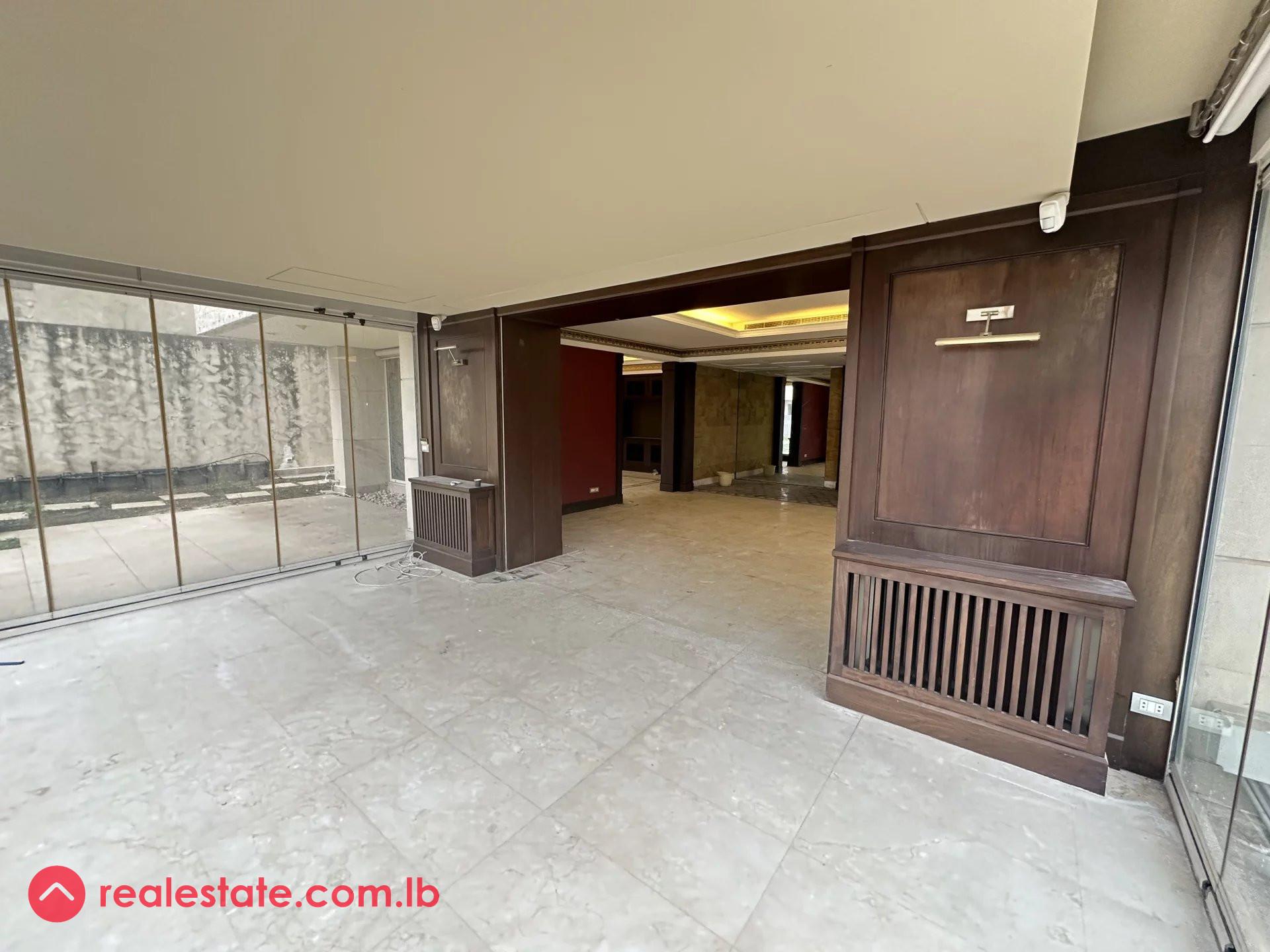 Luxurious Garden Floor apartment in Mtaileb For Sale with Exceptional outdoor spaces