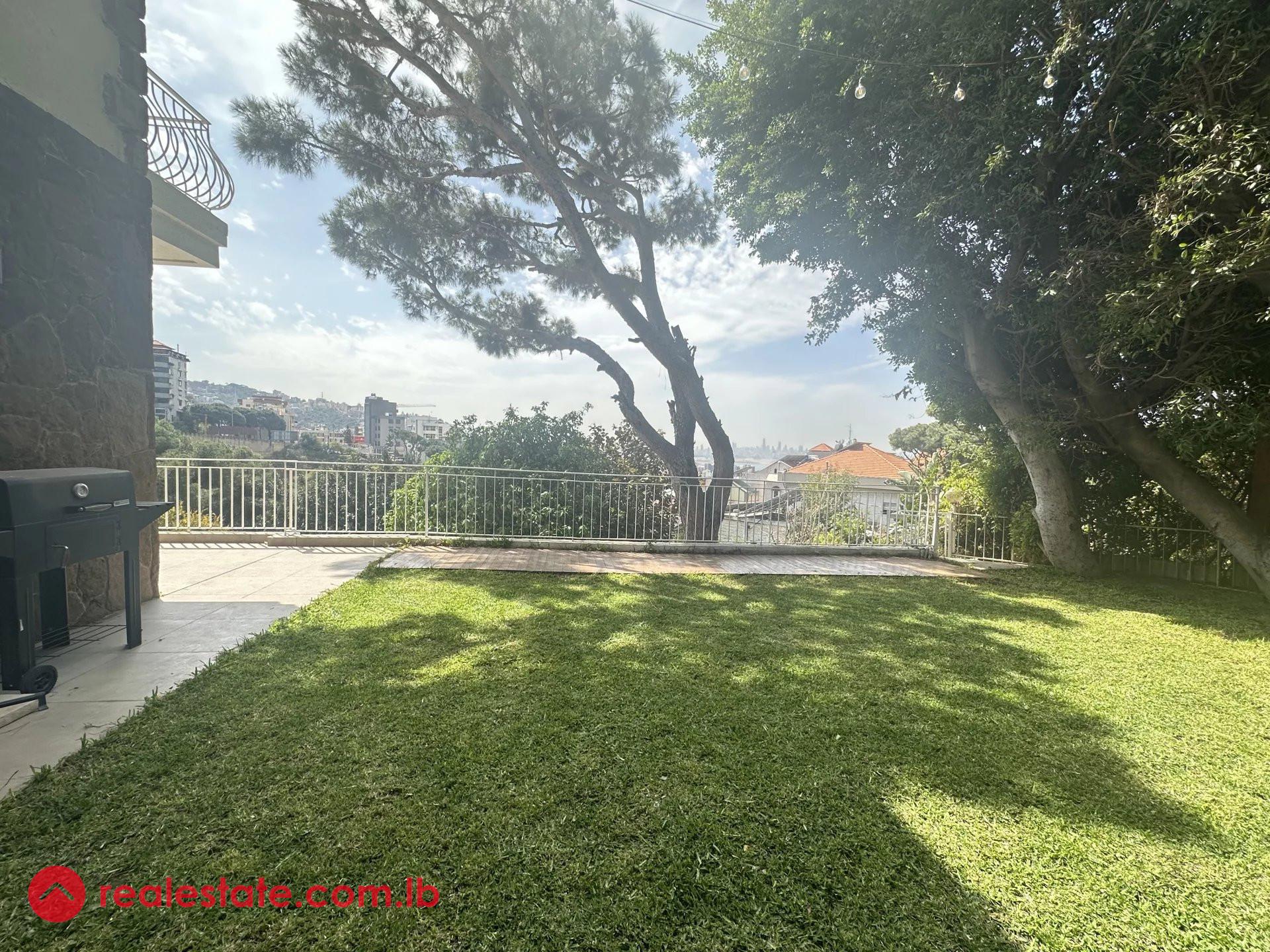 Newly Renovated Villa in Rabieh For Rent - Stunning Views